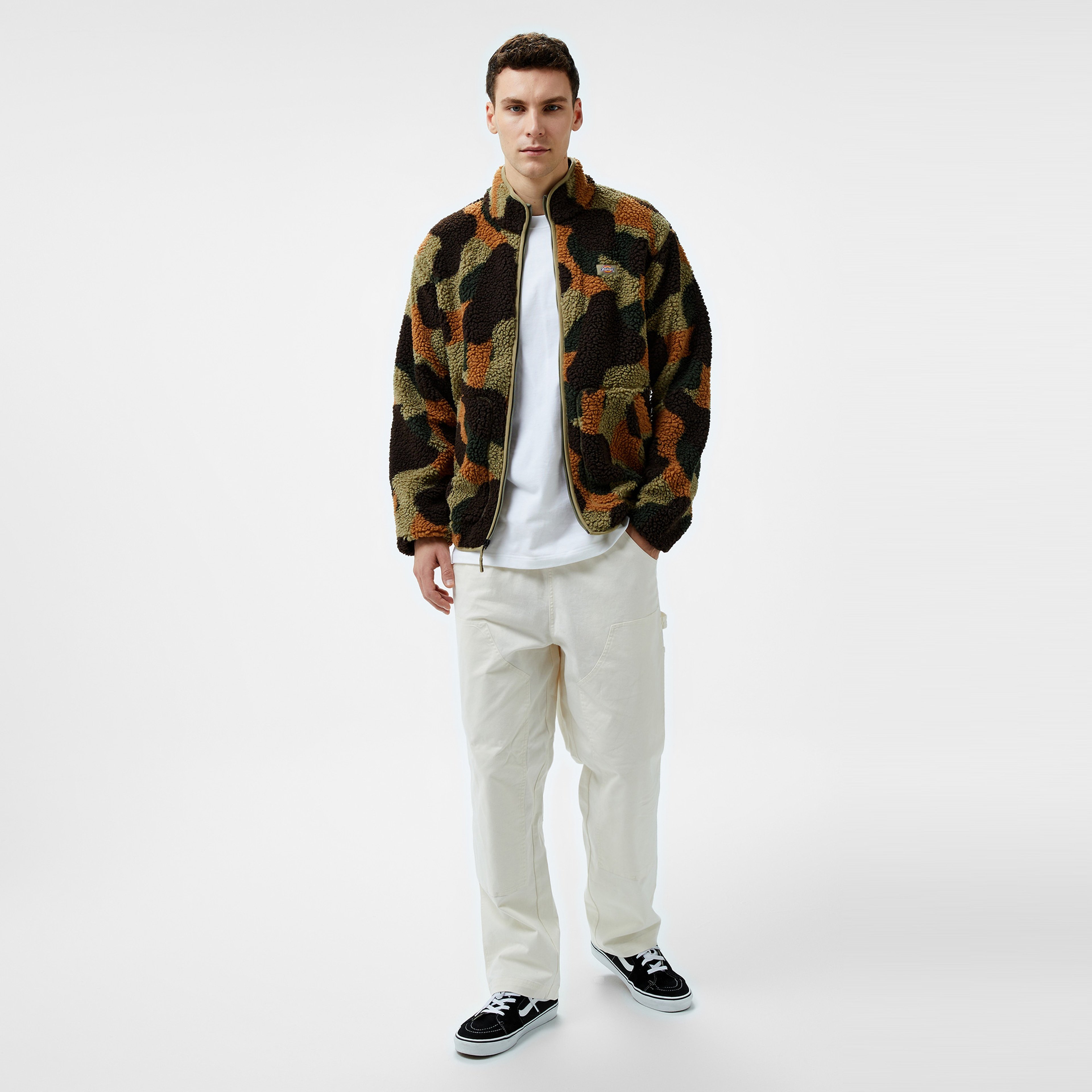 Dickies Mount Hope Camo Erkek Haki Sweatshirt
