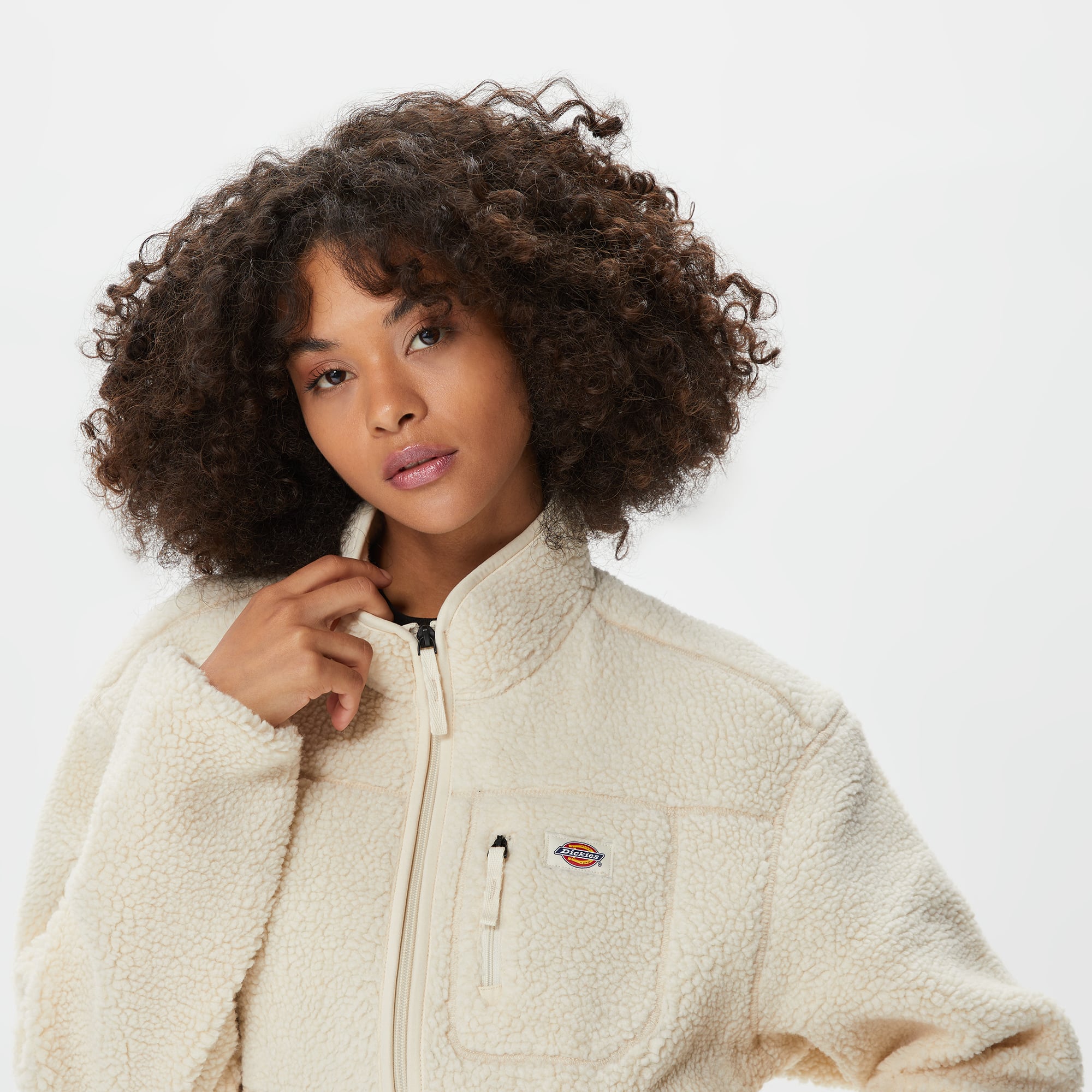 Dickies Mount Hope Fleece Kadın Krem Ceket