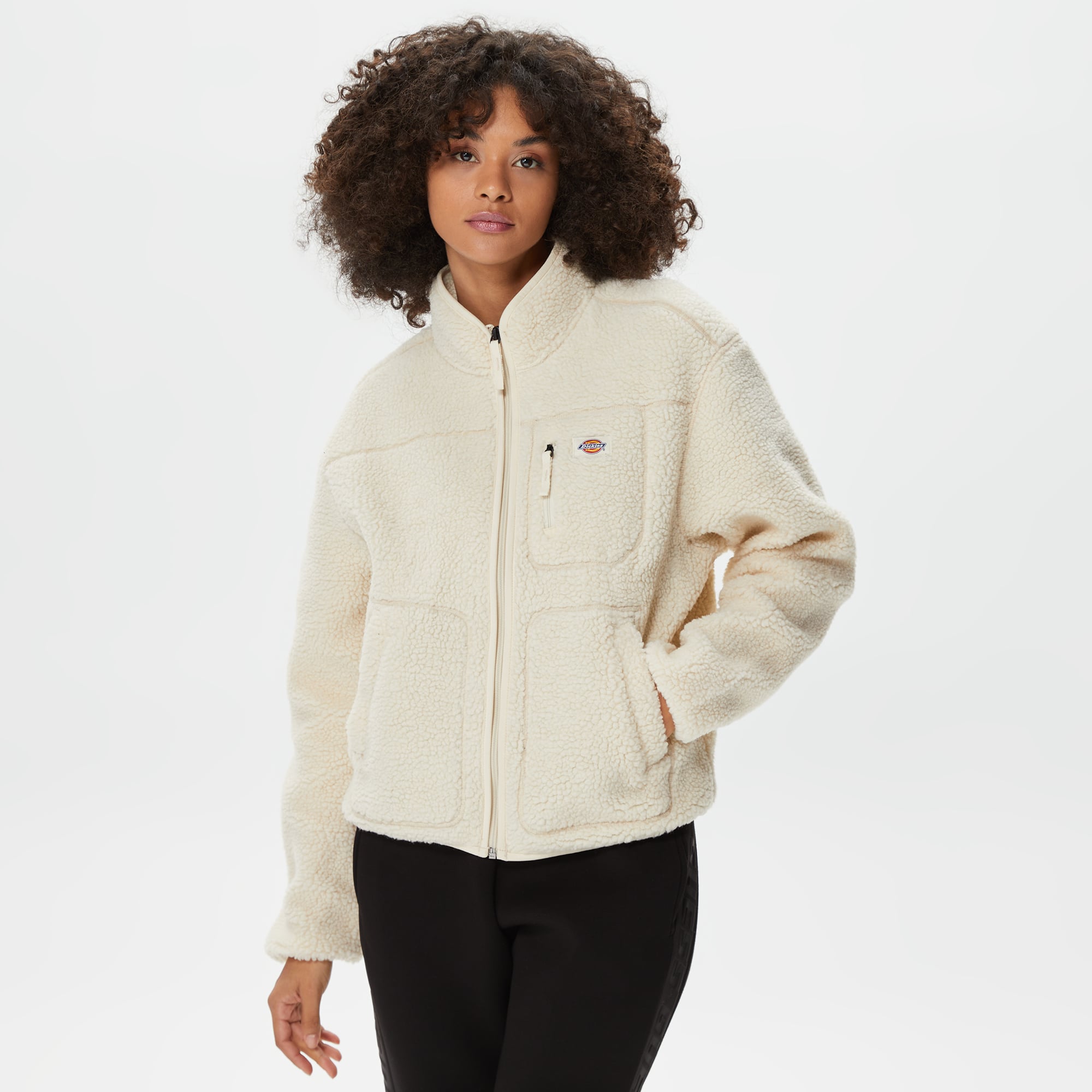 Dickies Mount Hope Fleece Kadın Krem Ceket