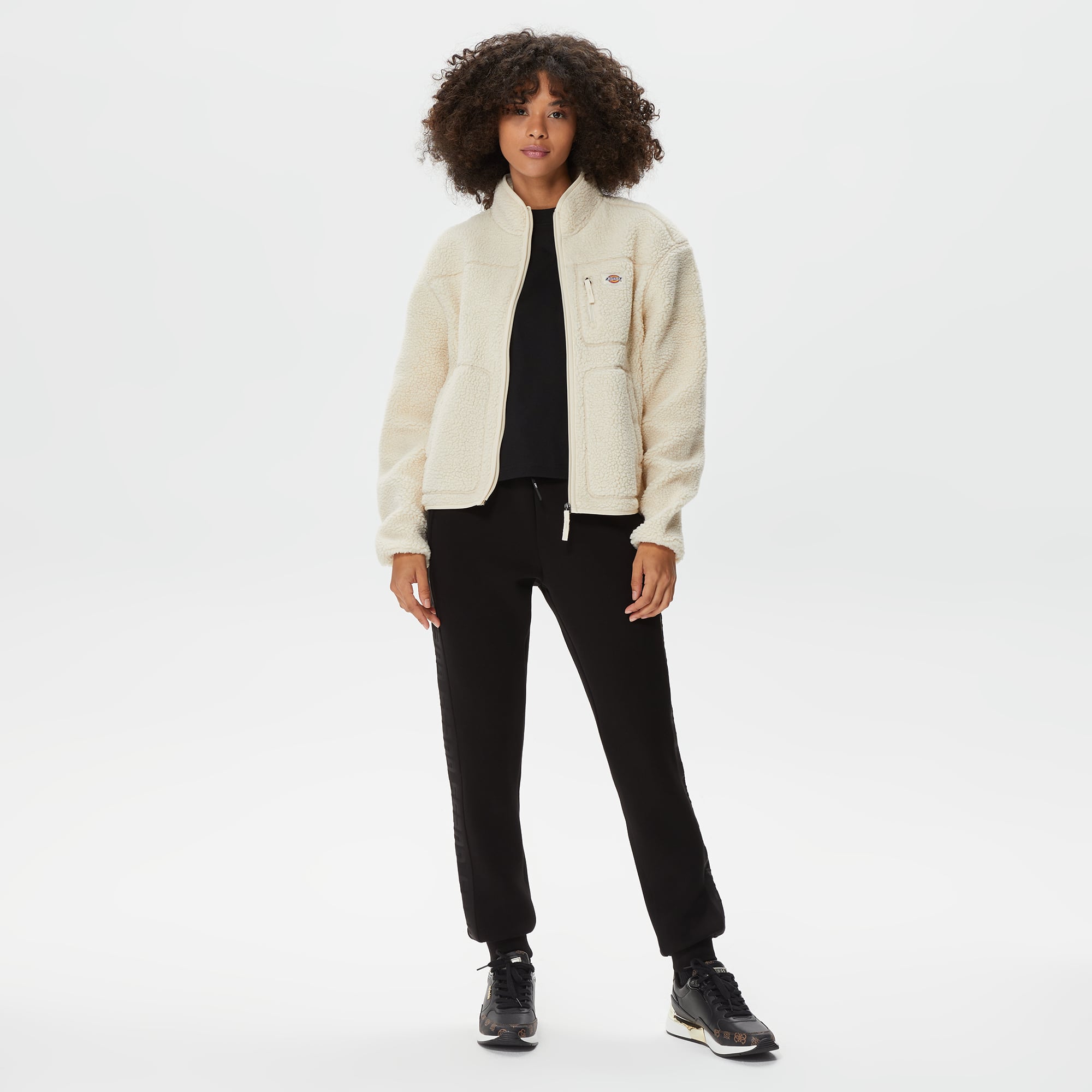 Dickies Mount Hope Fleece Kadın Krem Ceket