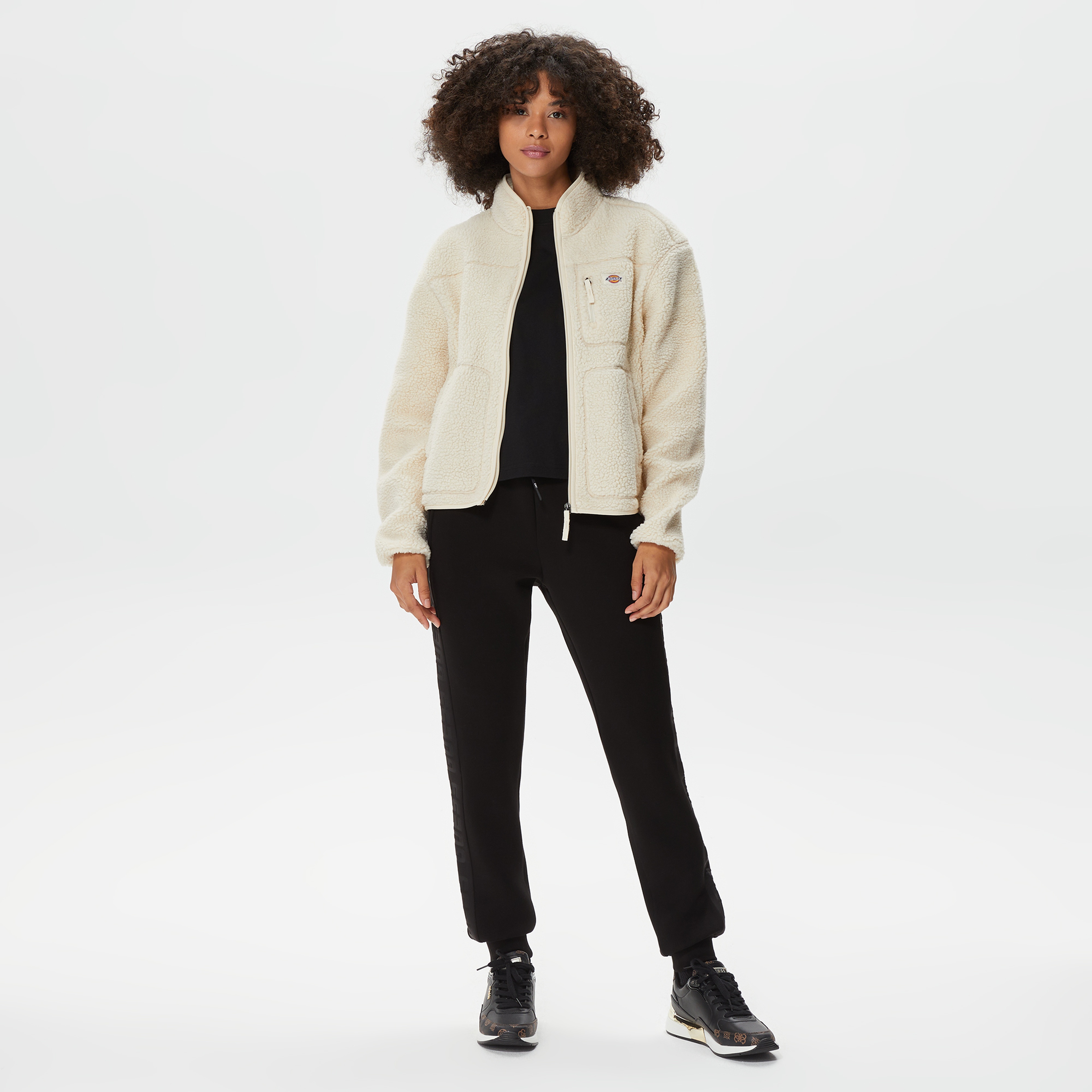 Dickies Mount Hope Fleece Kadın Krem Ceket
