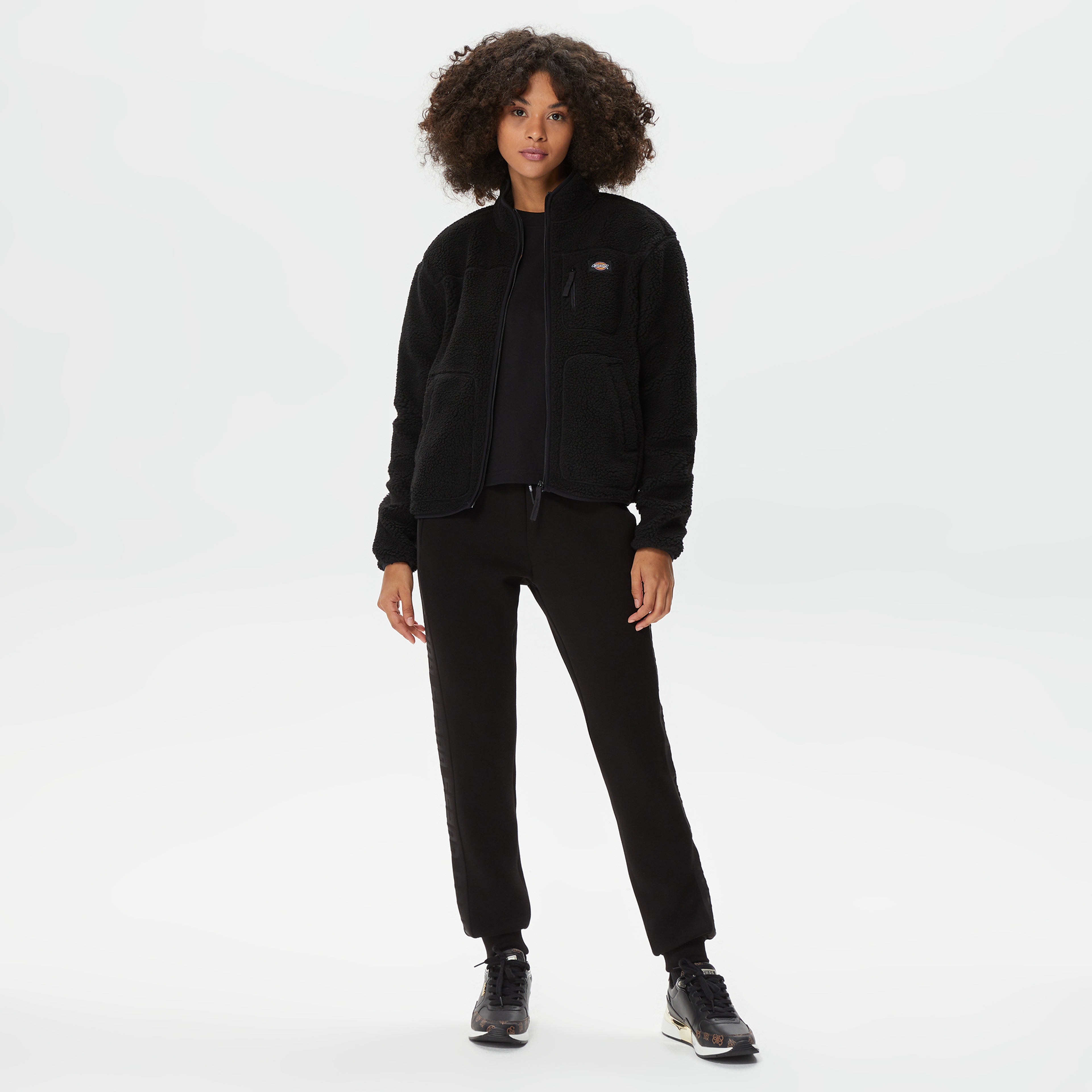 Dickies Mount Hope Fleece Kadın Siyah Ceket