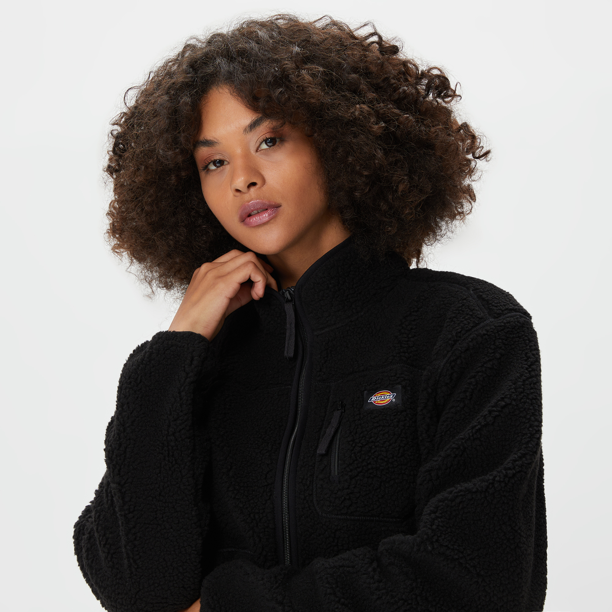 Dickies Mount Hope Fleece Kadın Siyah CeketXSDK0A4YGN| Occasion