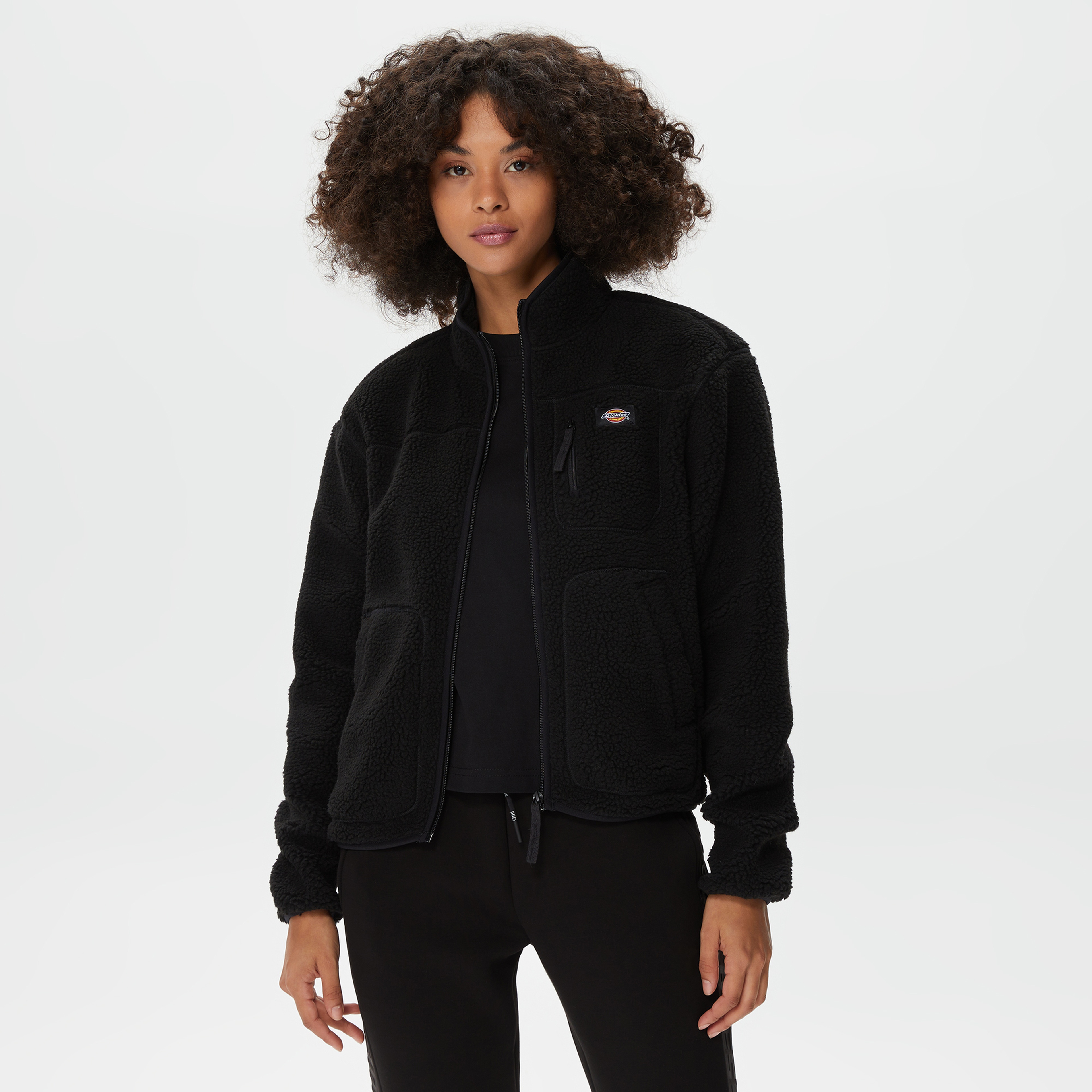 Dickies Mount Hope Fleece Kadın Siyah Ceket
