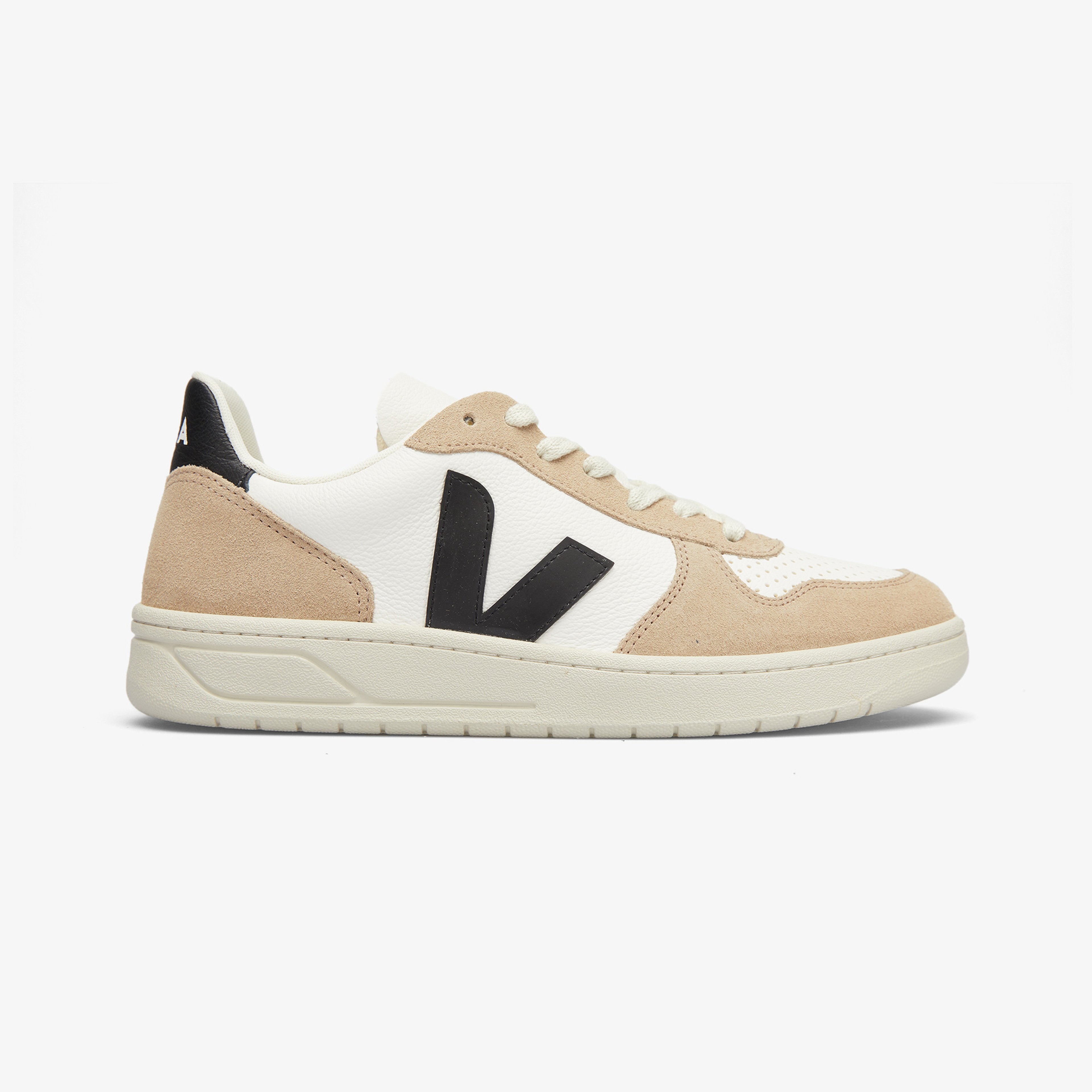 Veja V-10 Chromefree Leather Erkek Beyaz Sneaker