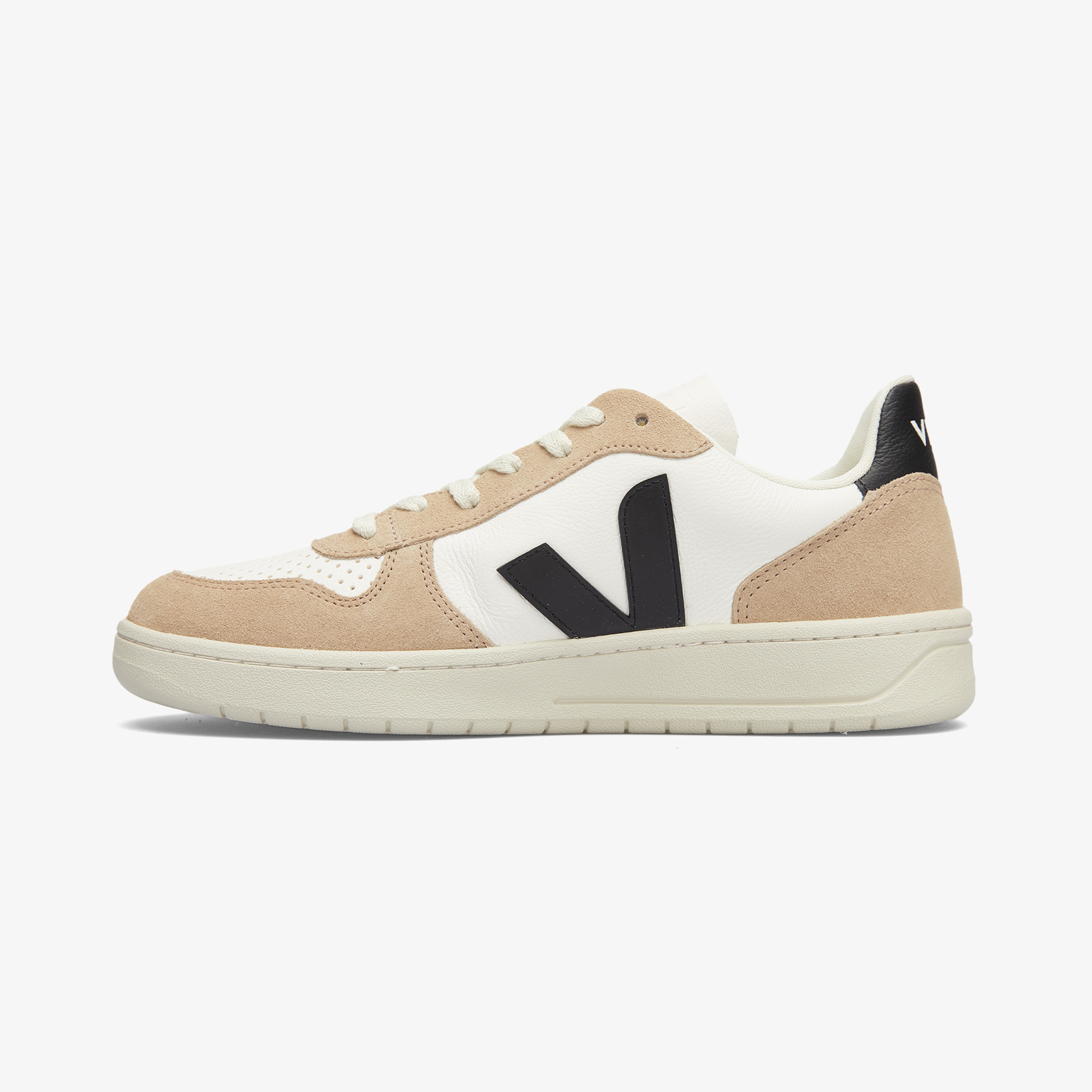 Veja V-10 Chromefree Leather Erkek Beyaz Sneaker