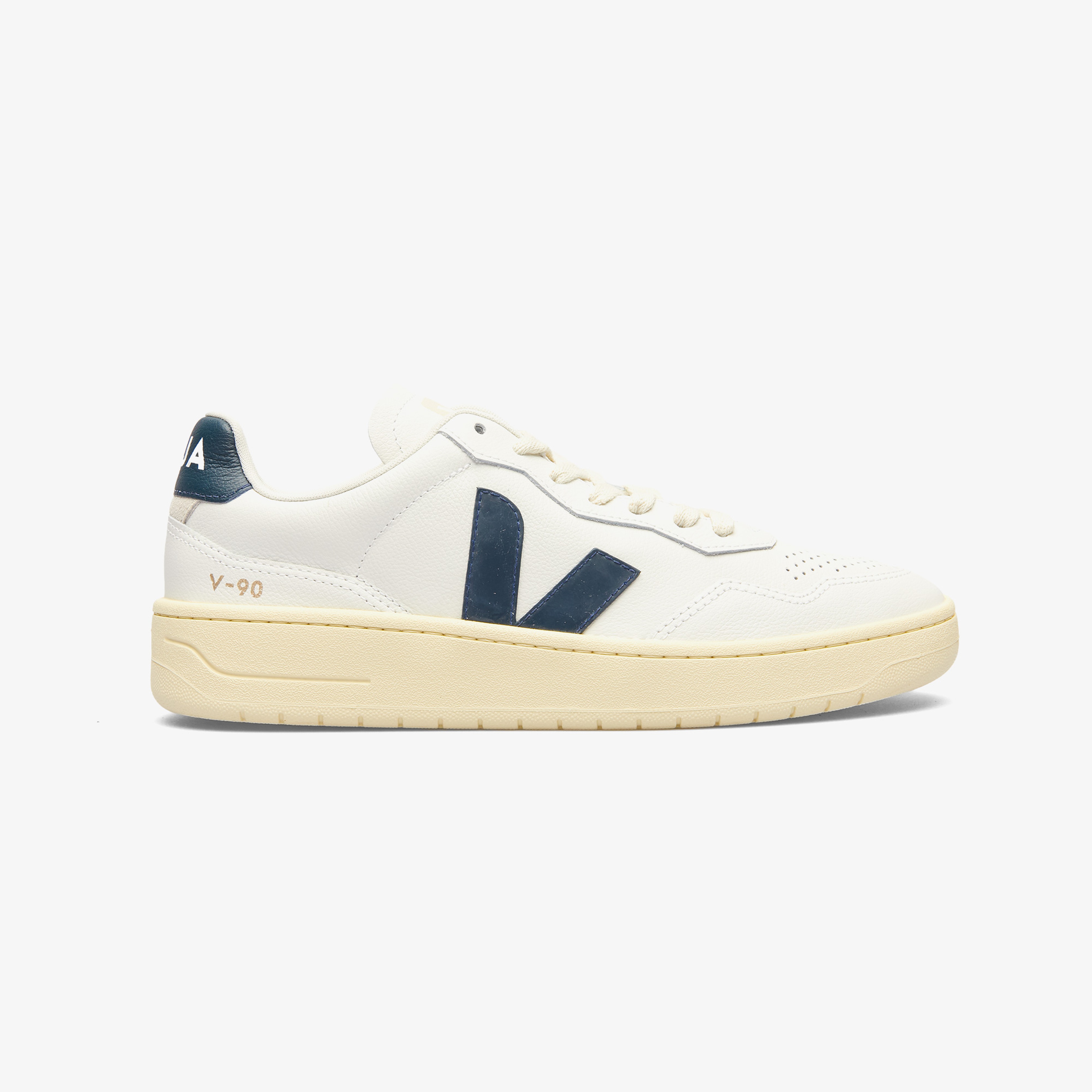 Veja V-90 O.T. Leather Erkek Beyaz Sneaker