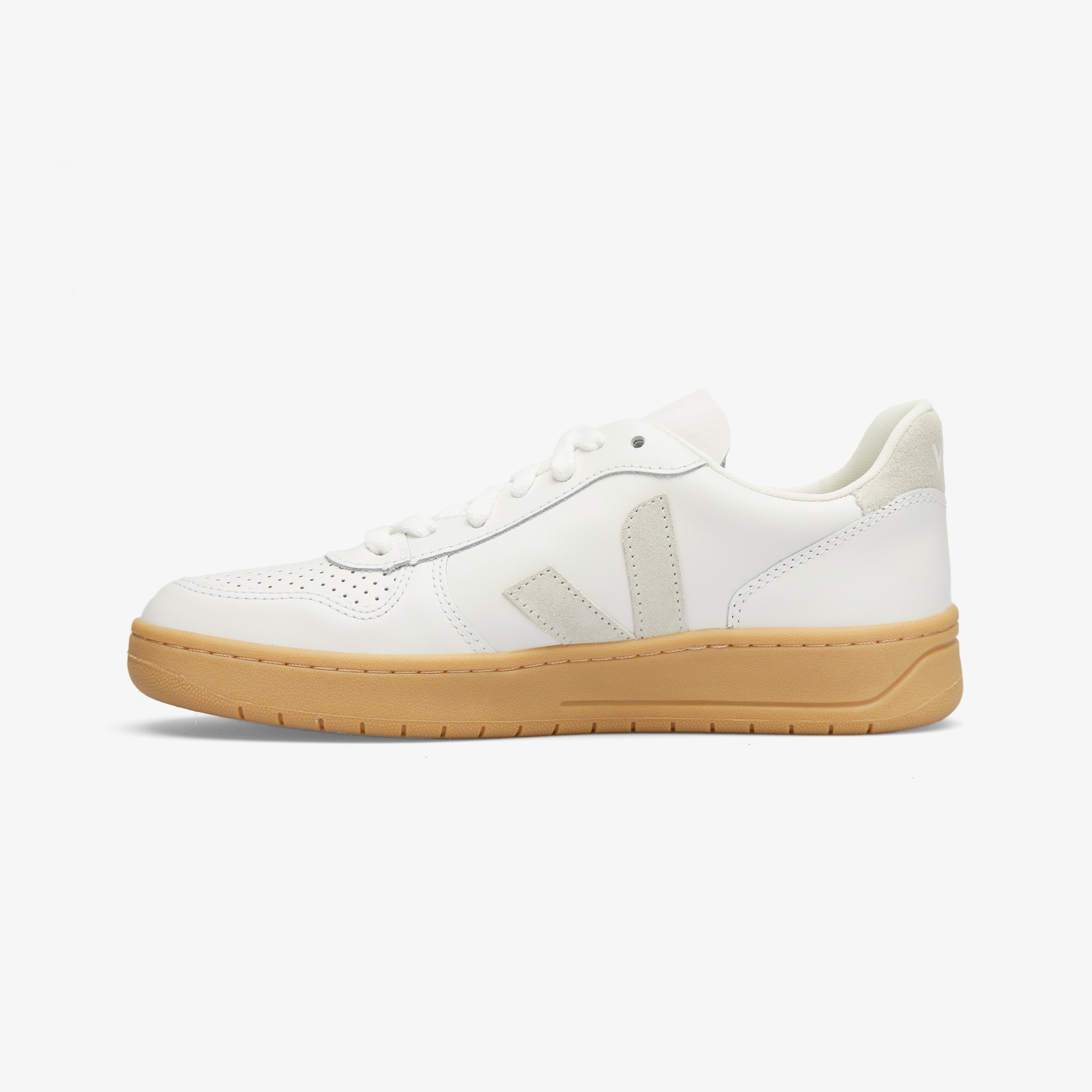 Veja V-10 Leather Kadın Beyaz Sneaker
