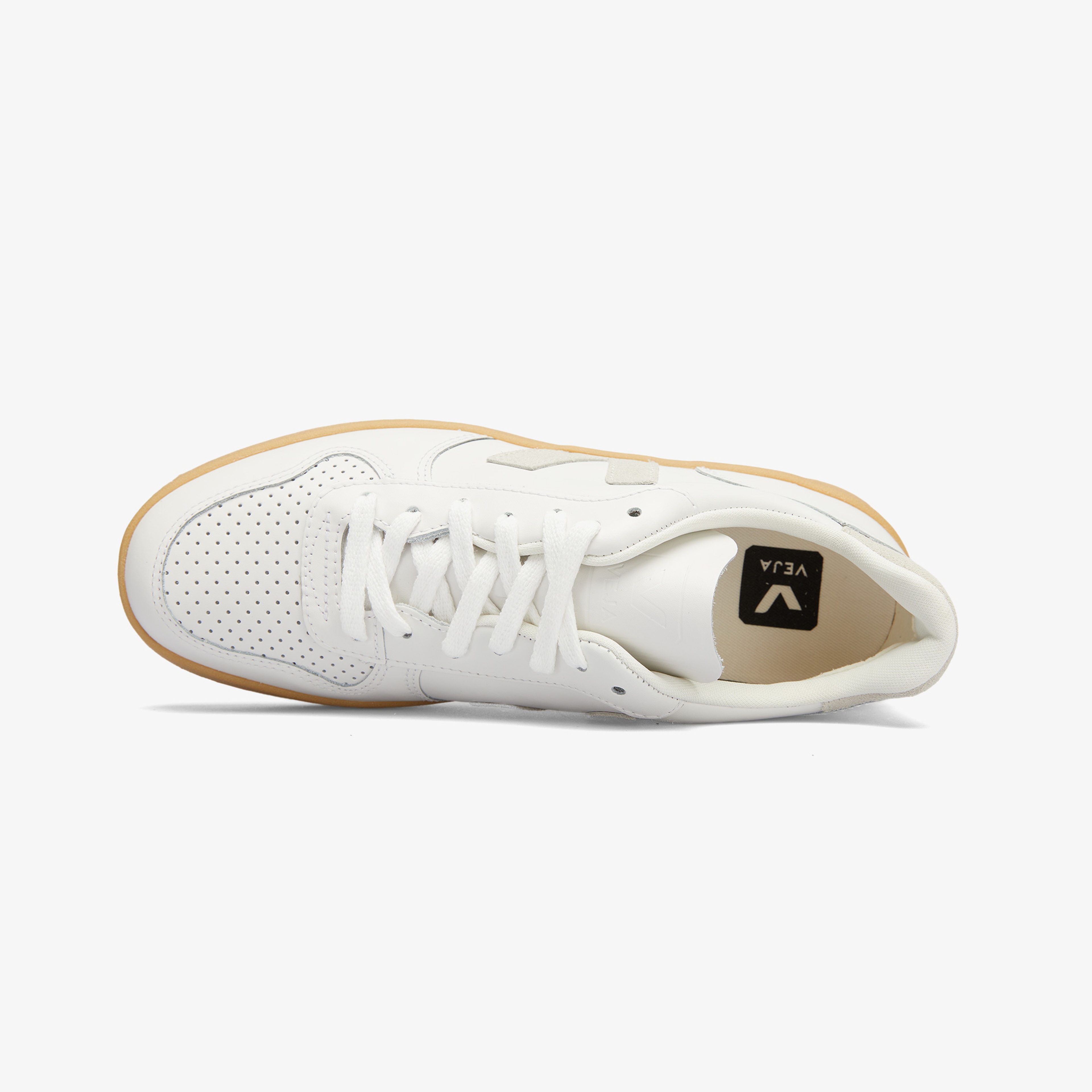 Veja V-10 Leather Kadın Beyaz Sneaker
