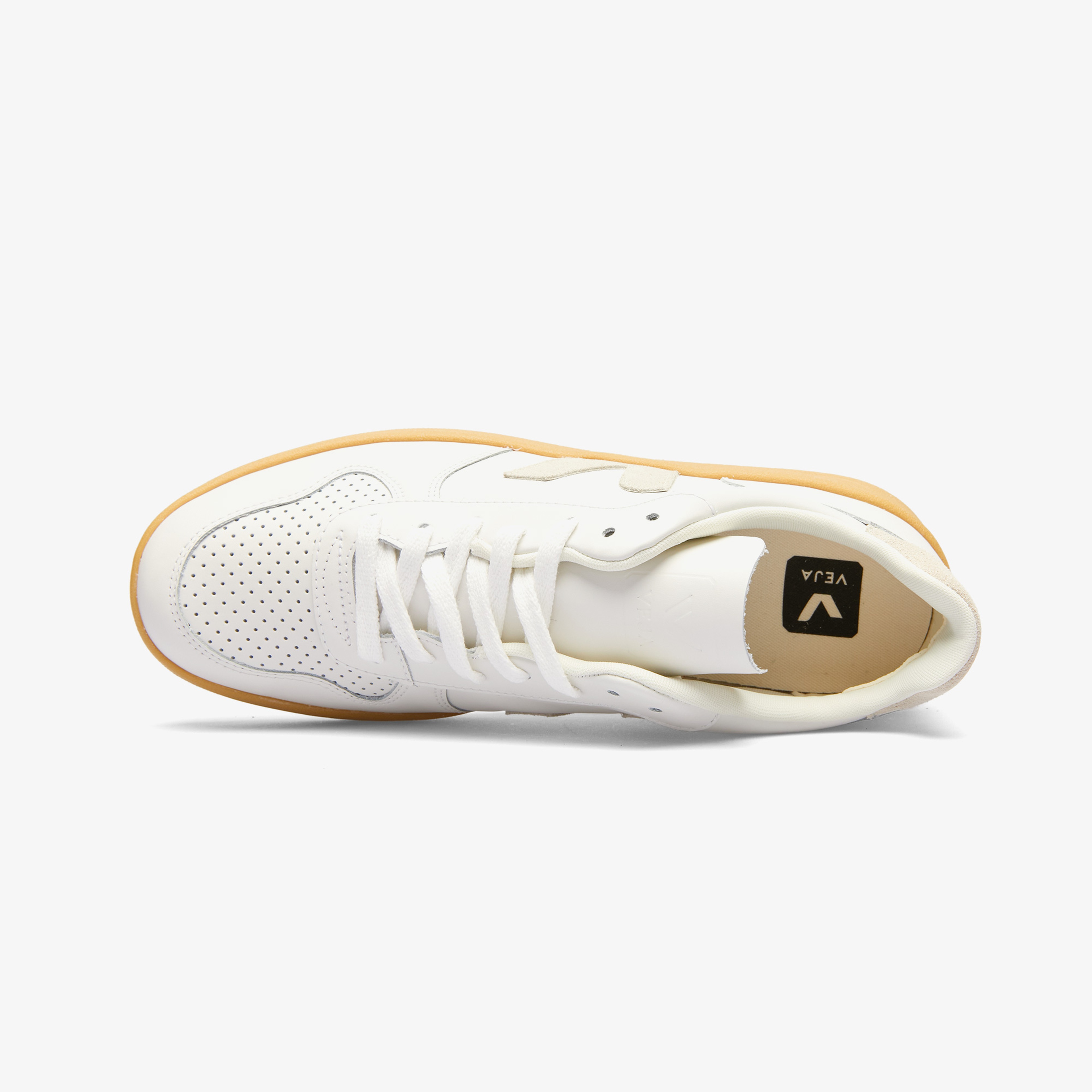 Veja V-10 Leather Erkek Beyaz Sneaker