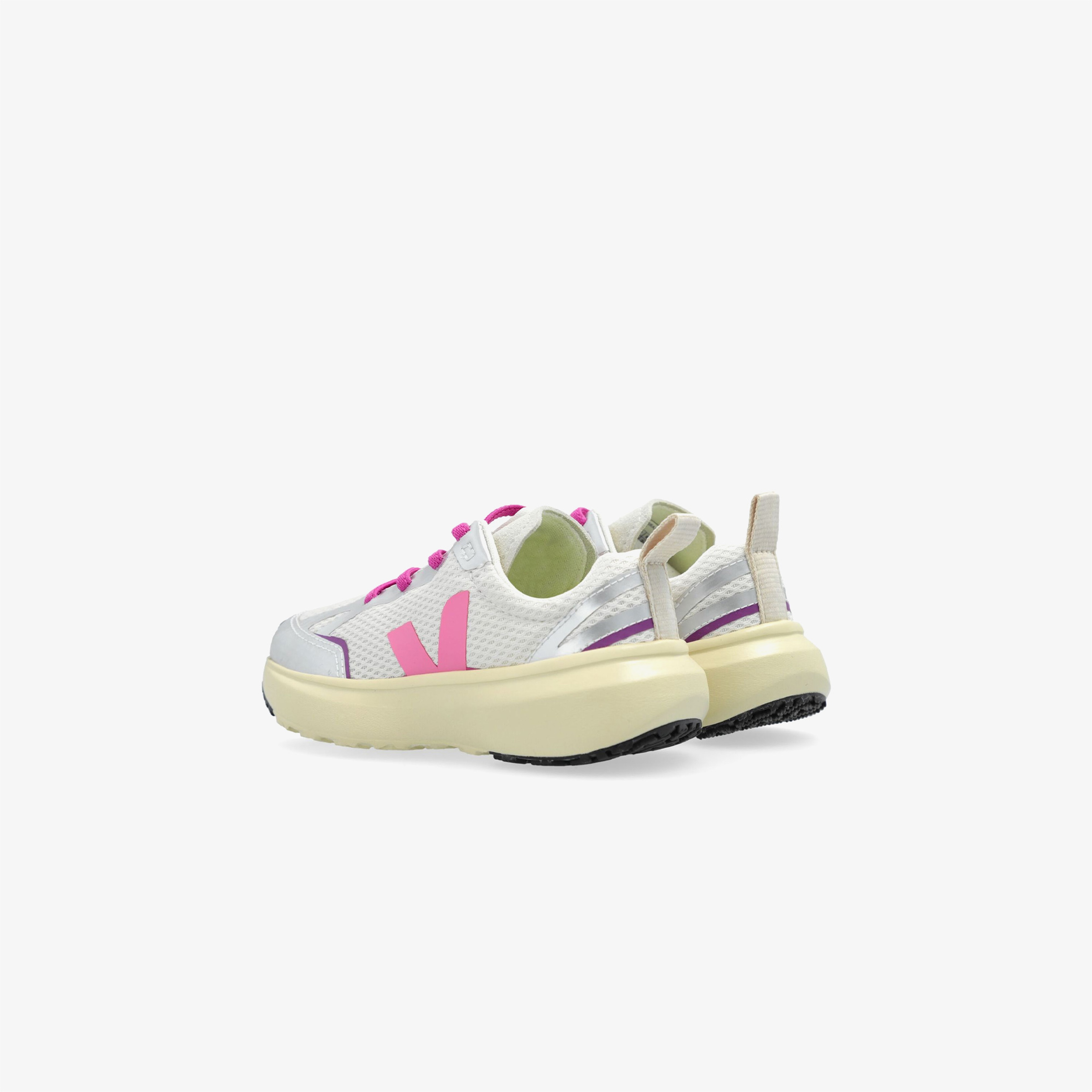 Veja Small Canary Light Alveomesh Çocuk Gri/Pembe Sneaker