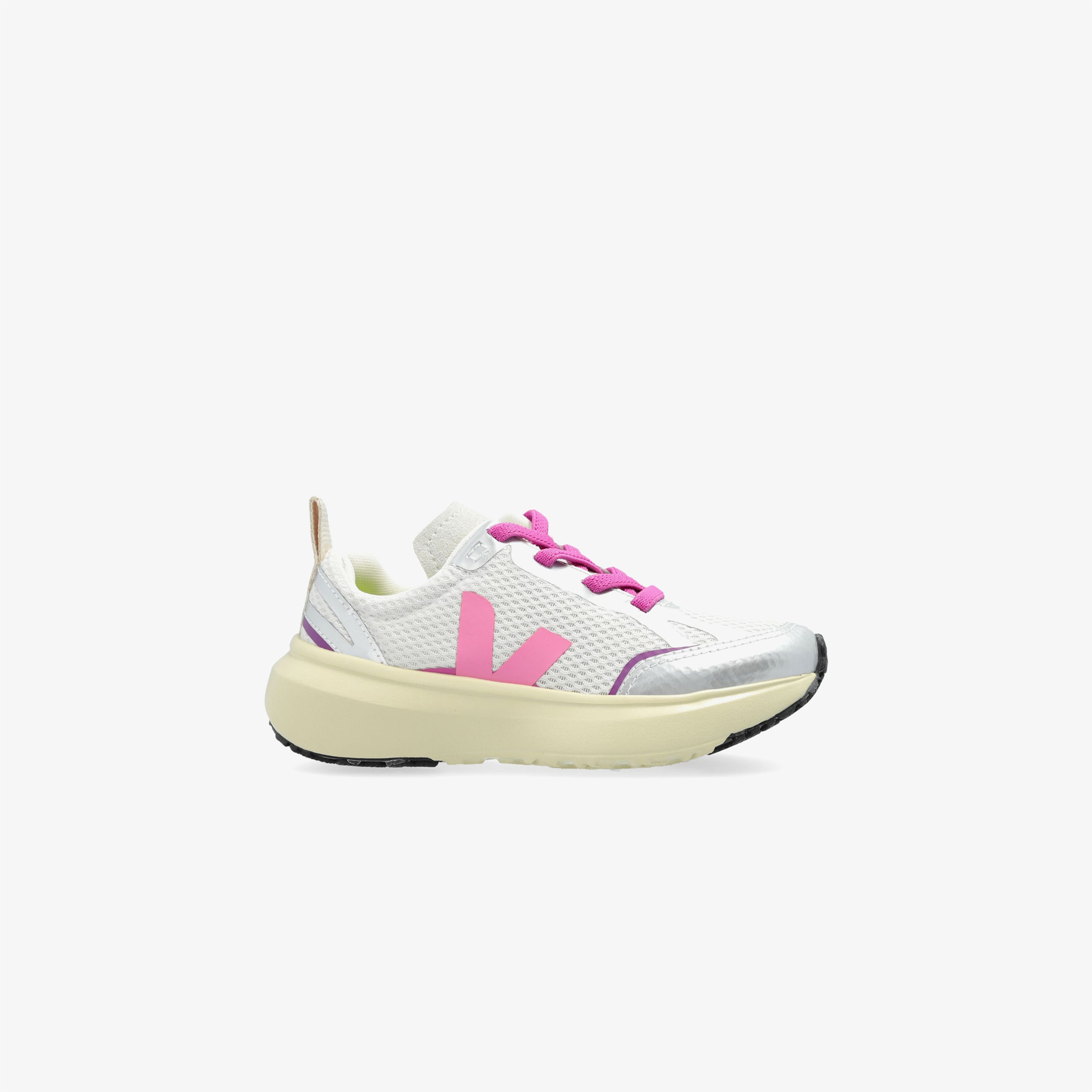 Veja Small Canary Light Alveomesh Çocuk Gri/Pembe Sneaker