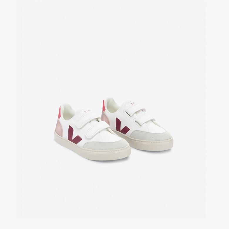Veja Small V-12 Chromefree Leather Çocuk Renkli Sneaker
