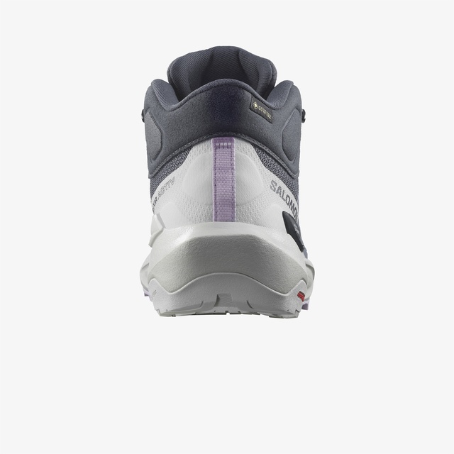 Salomon India Ink Glacier Gray Orchid Petal Salomon Elixir Activ Mid Gore-Tex Kadın Gri Bot