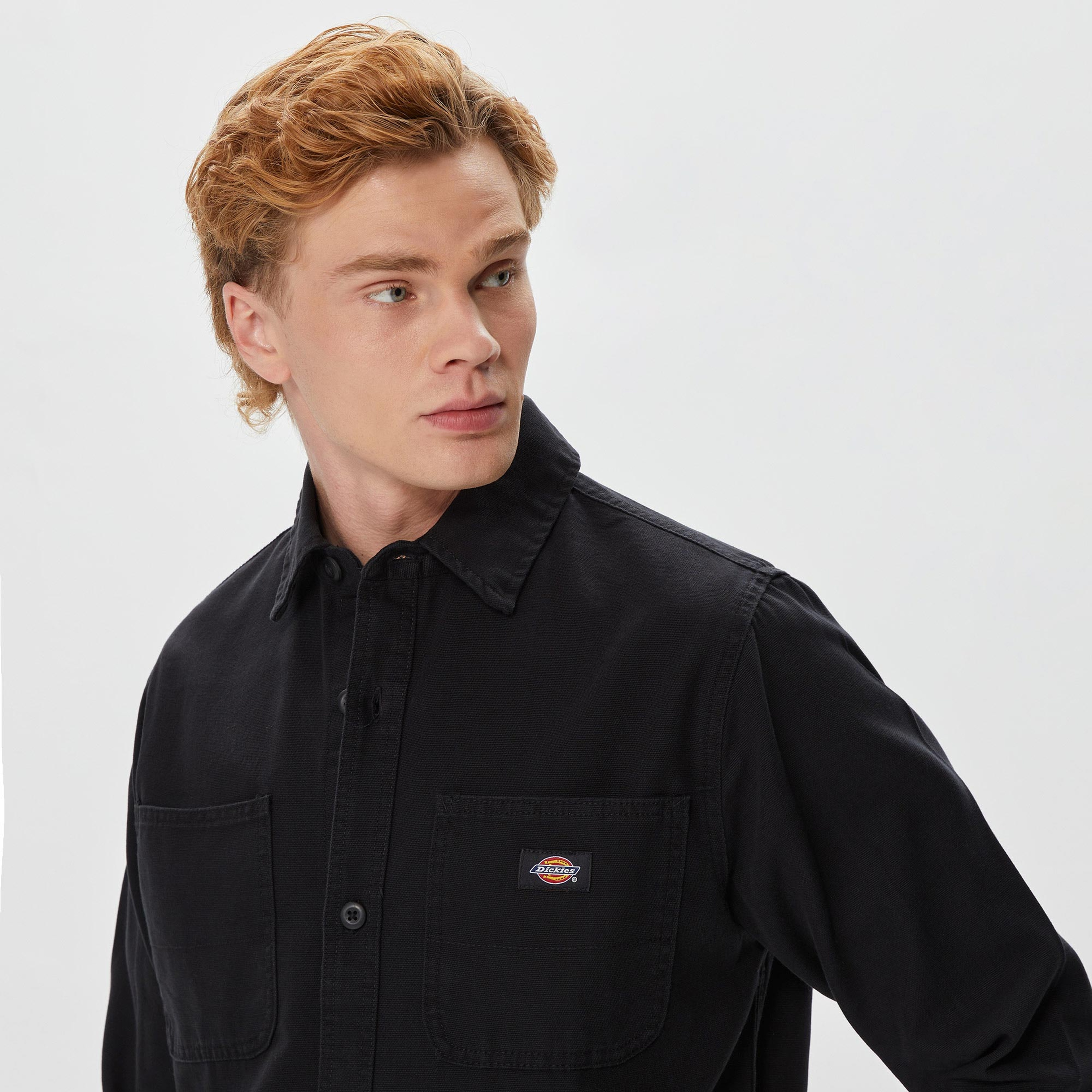 Dickies Duck Canvas Ls Erkek Siyah Gömlek