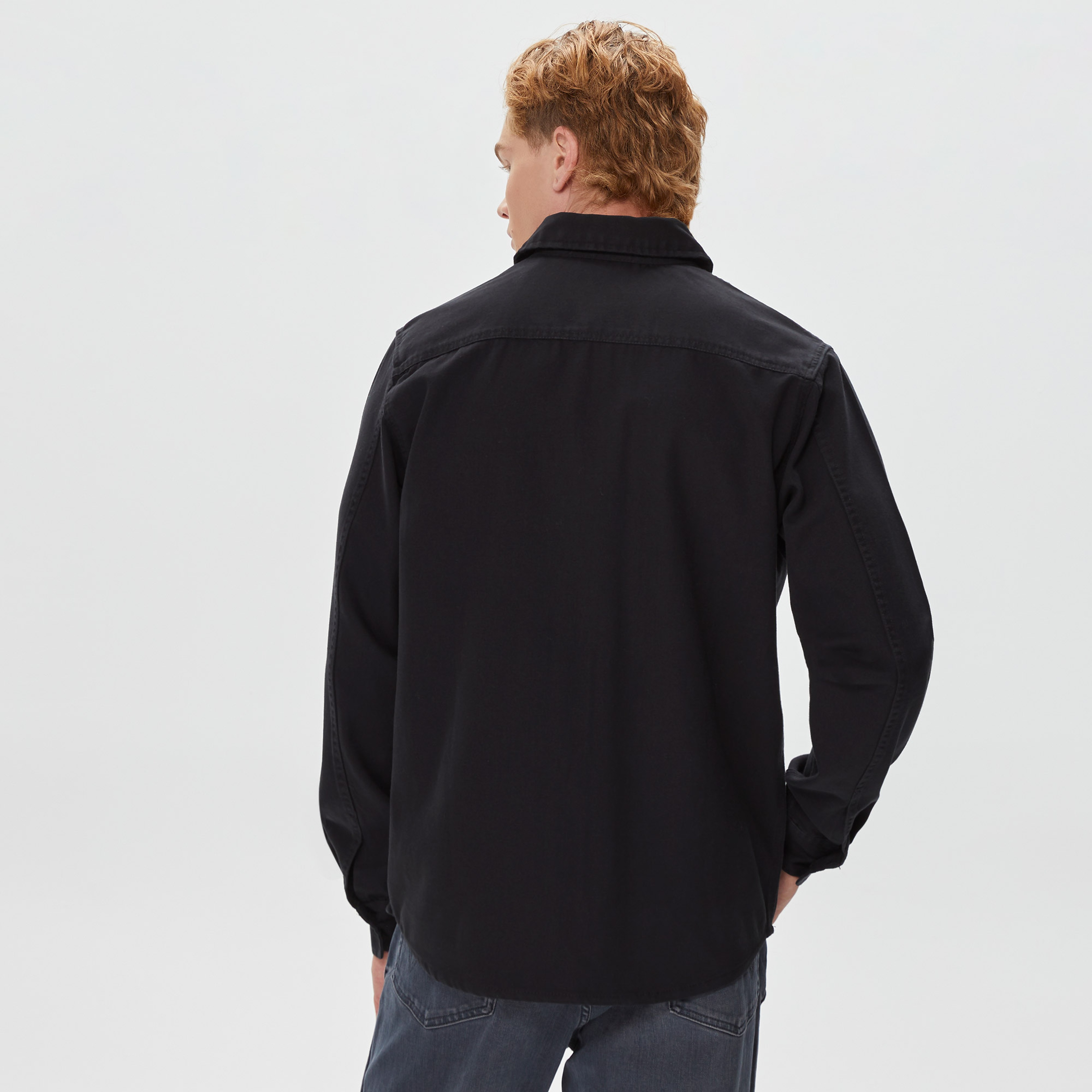 Dickies Duck Canvas Ls Erkek Siyah Gömlek