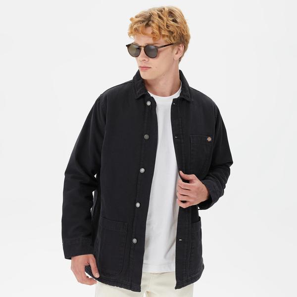 Dickies Duck High Pile Flce Line Chore Erkek Siyah Ceket