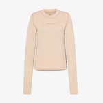 Timberland Polartec Wicking Long-Sleeve Kadın Krem T-Shirt