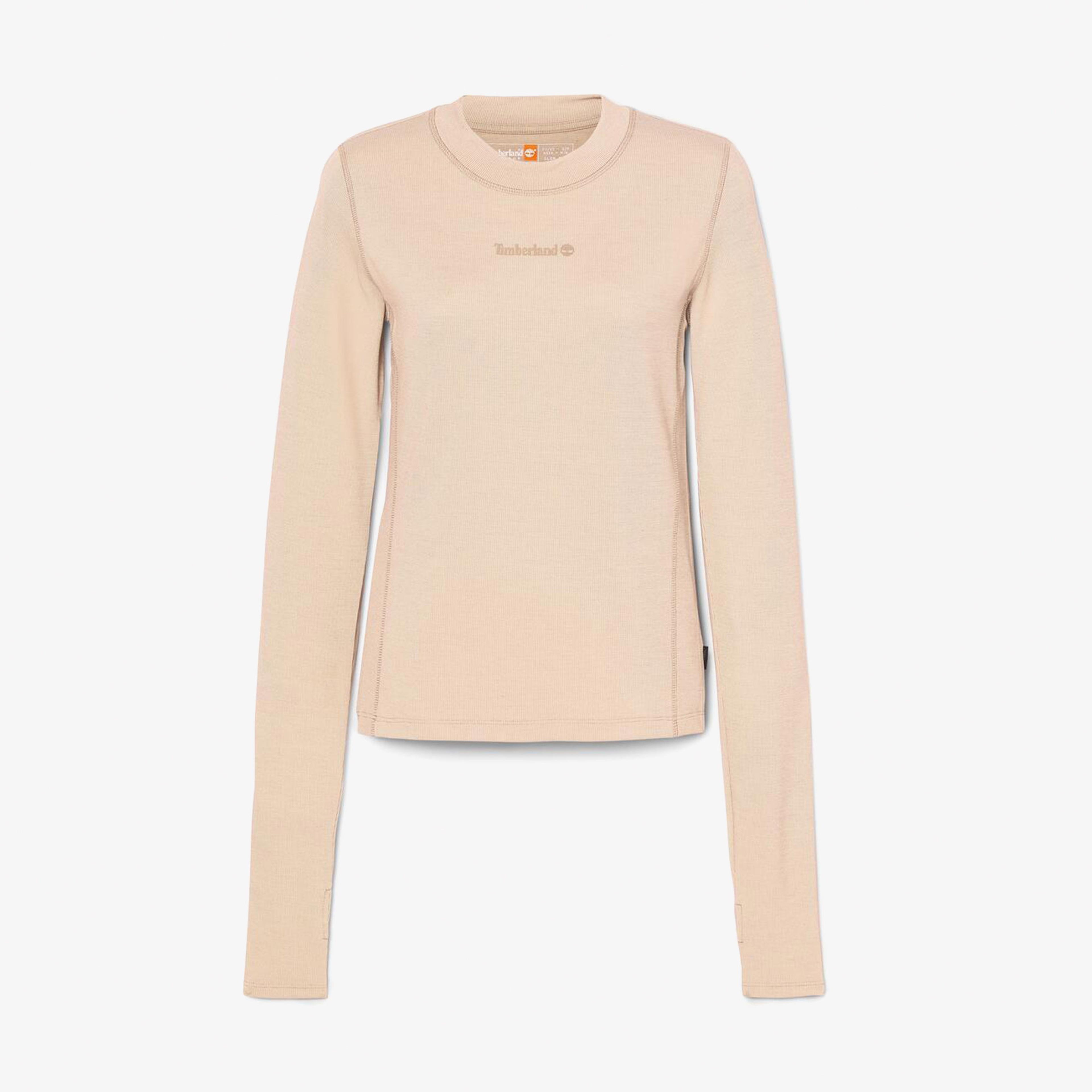 Timberland Polartec Wicking Long-Sleeve Kadın Krem T-Shirt