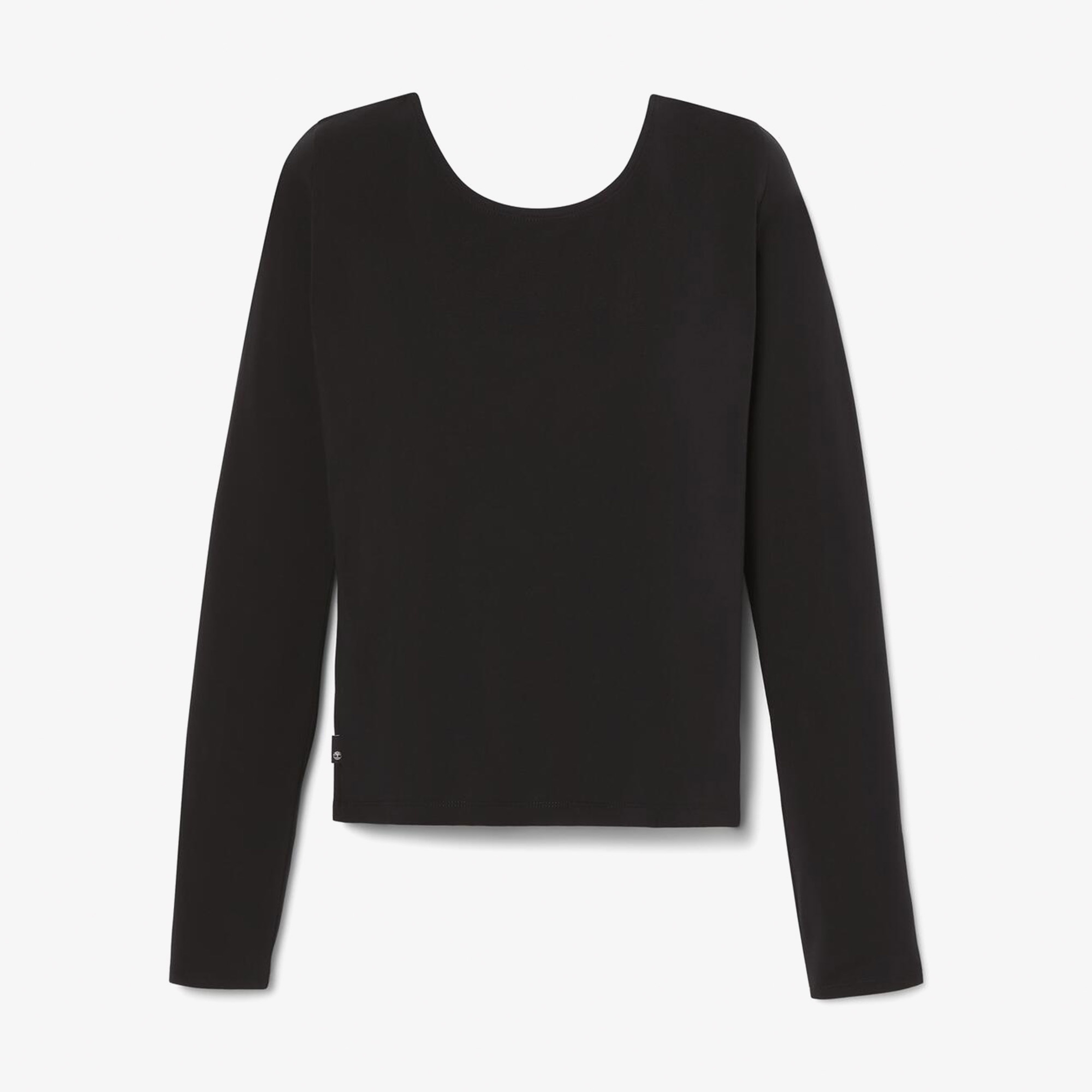 Timberland Long-Sleeve Slim Fit Kadın Siyah T-Shirt