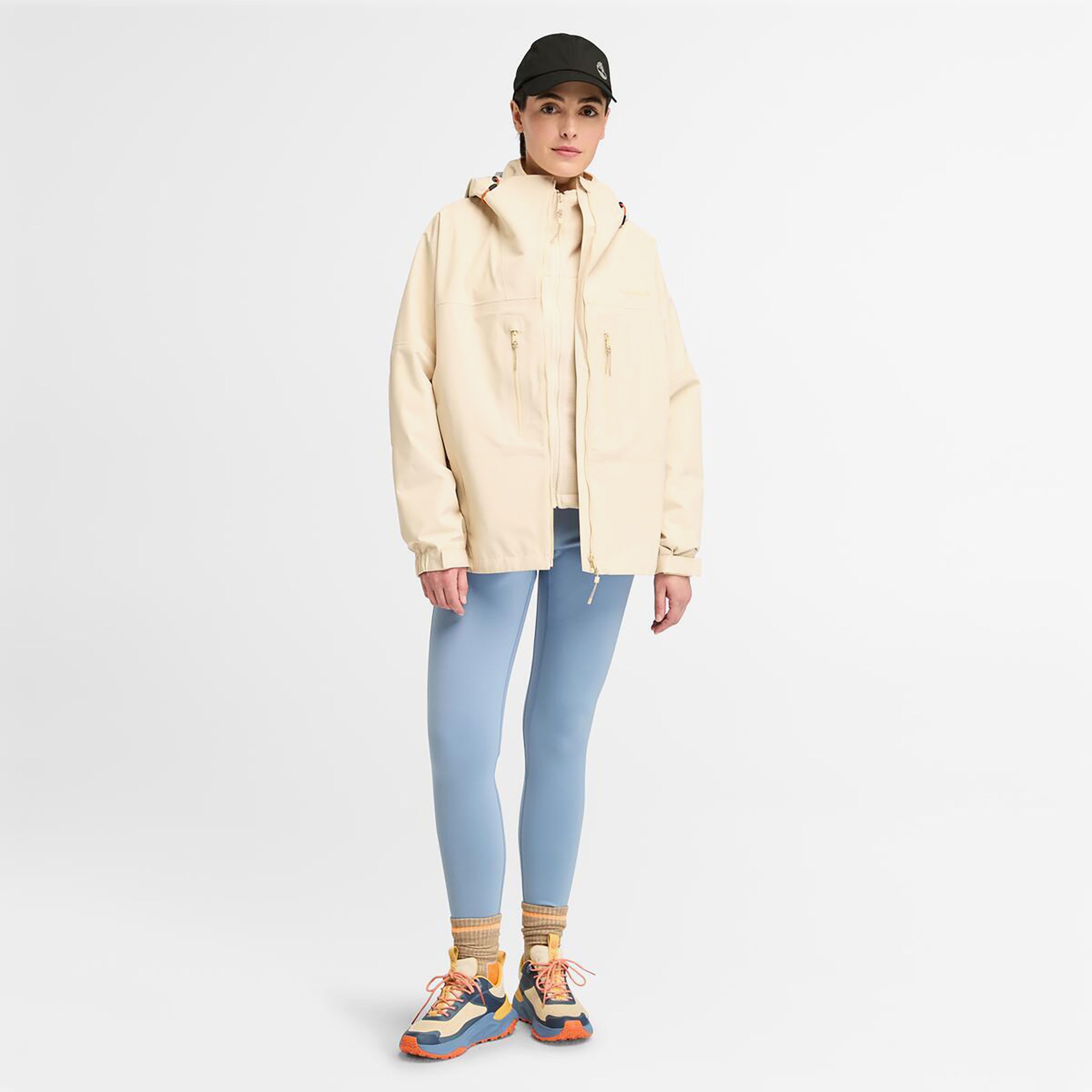 Timberland Polartec Full-Zip Fleece Kadın Krem Ceket