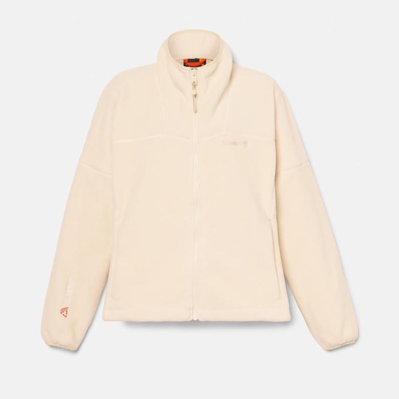 Timberland Polartec Full-Zip Fleece Kadın Krem Ceket