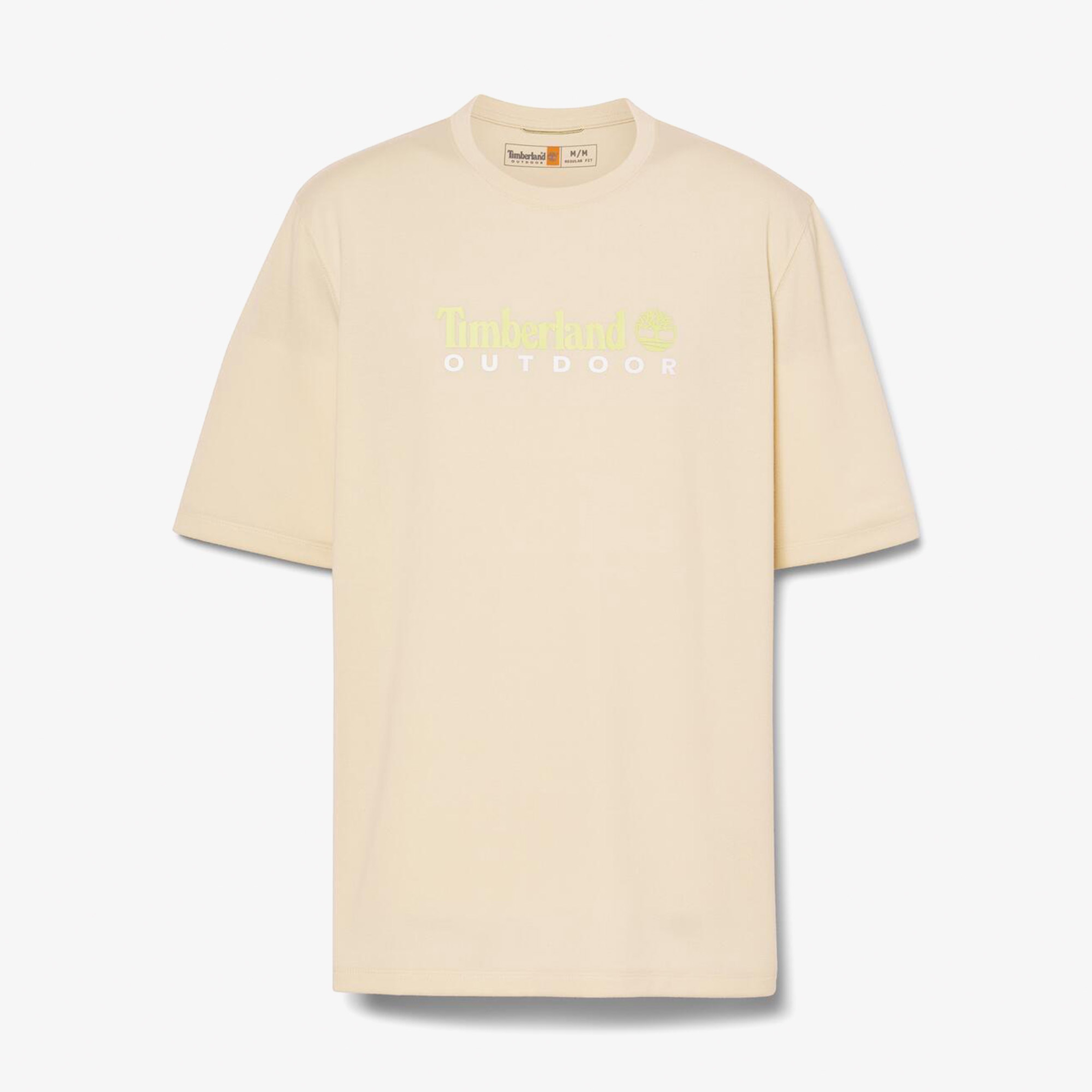 Timberland Uv-Protection Logo Short Sleeve Erkek Krem T-Shirt