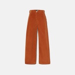 Timberland Corduroy Wide Leg Kadın Kahverengi Pantolon