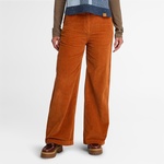 Timberland Corduroy Wide Leg Kadın Kahverengi Pantolon