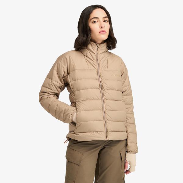 Timberland Bear Head Recycled Down Lightweight Kadın Gri Ceket