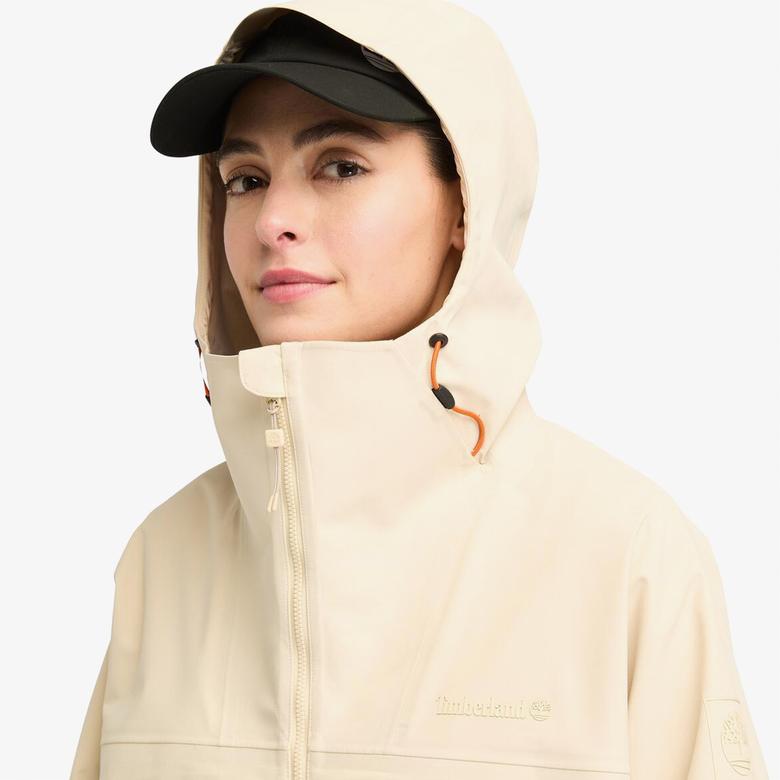 Timberland S Ridge Mobi Flex Tech 3L Waterproof Kadın Krem Ceket