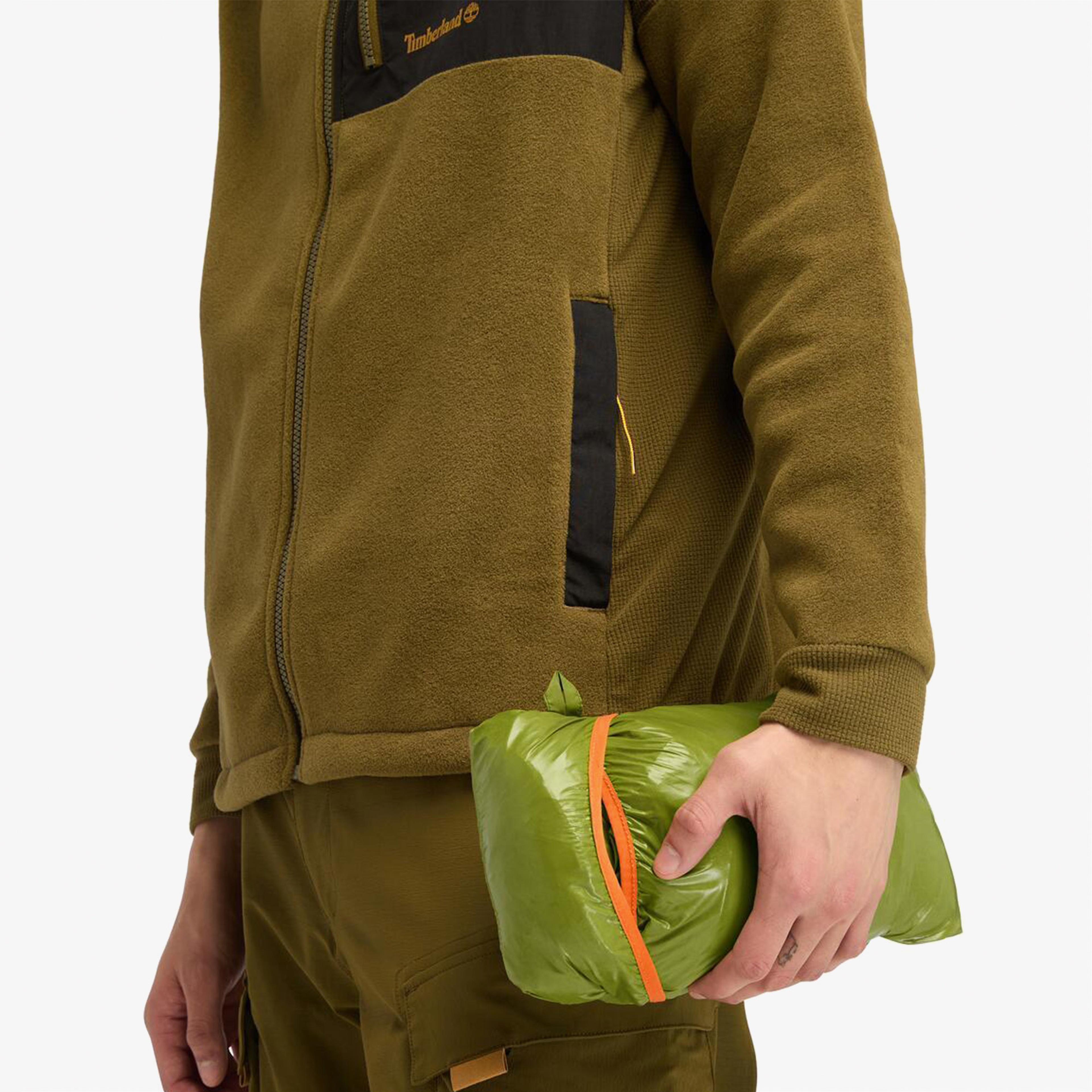 Timberland Bear Head Mobi Flex Tech Down Erkek Yeşil Ceket
