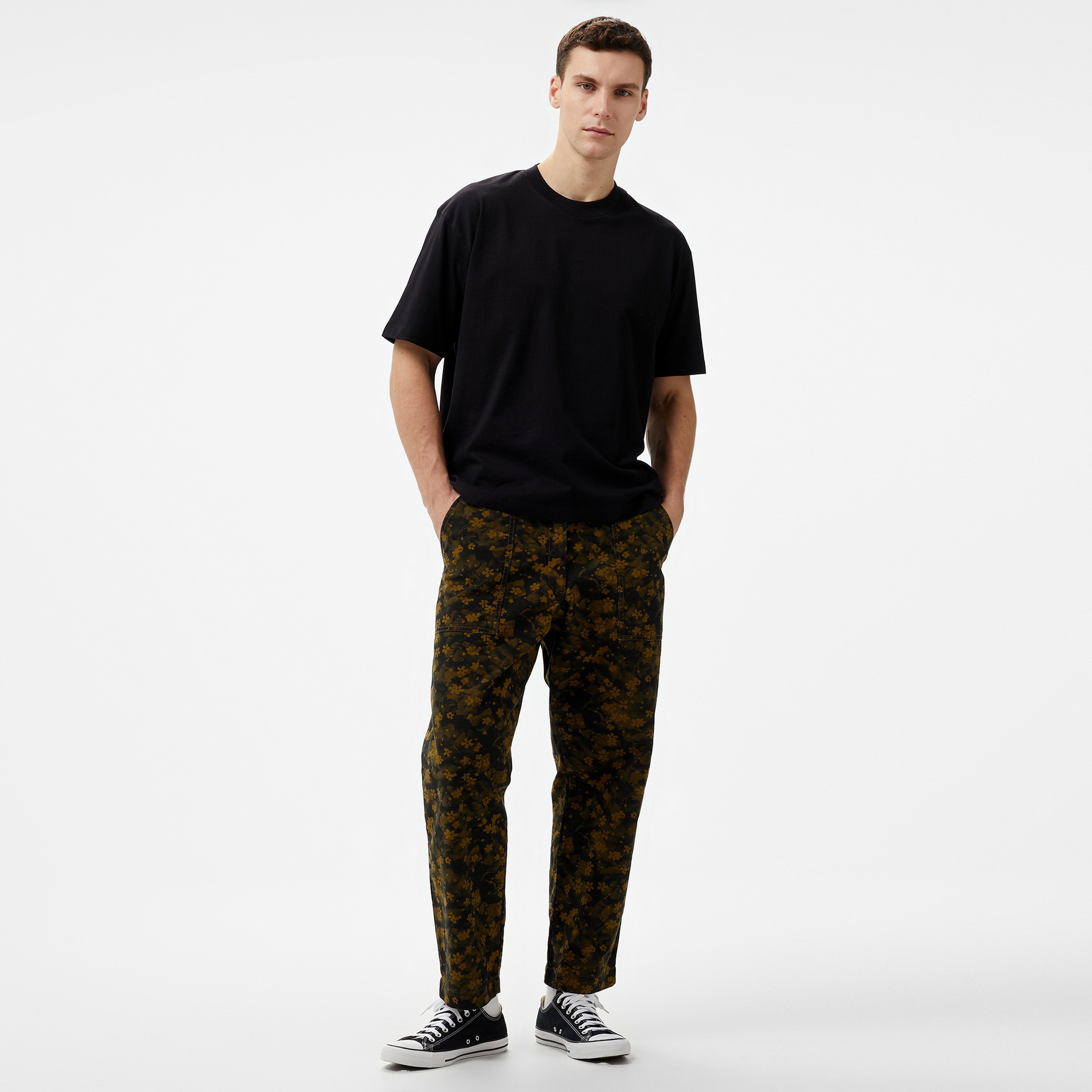 Timberland Printed Kadın Yeşil Pantolon