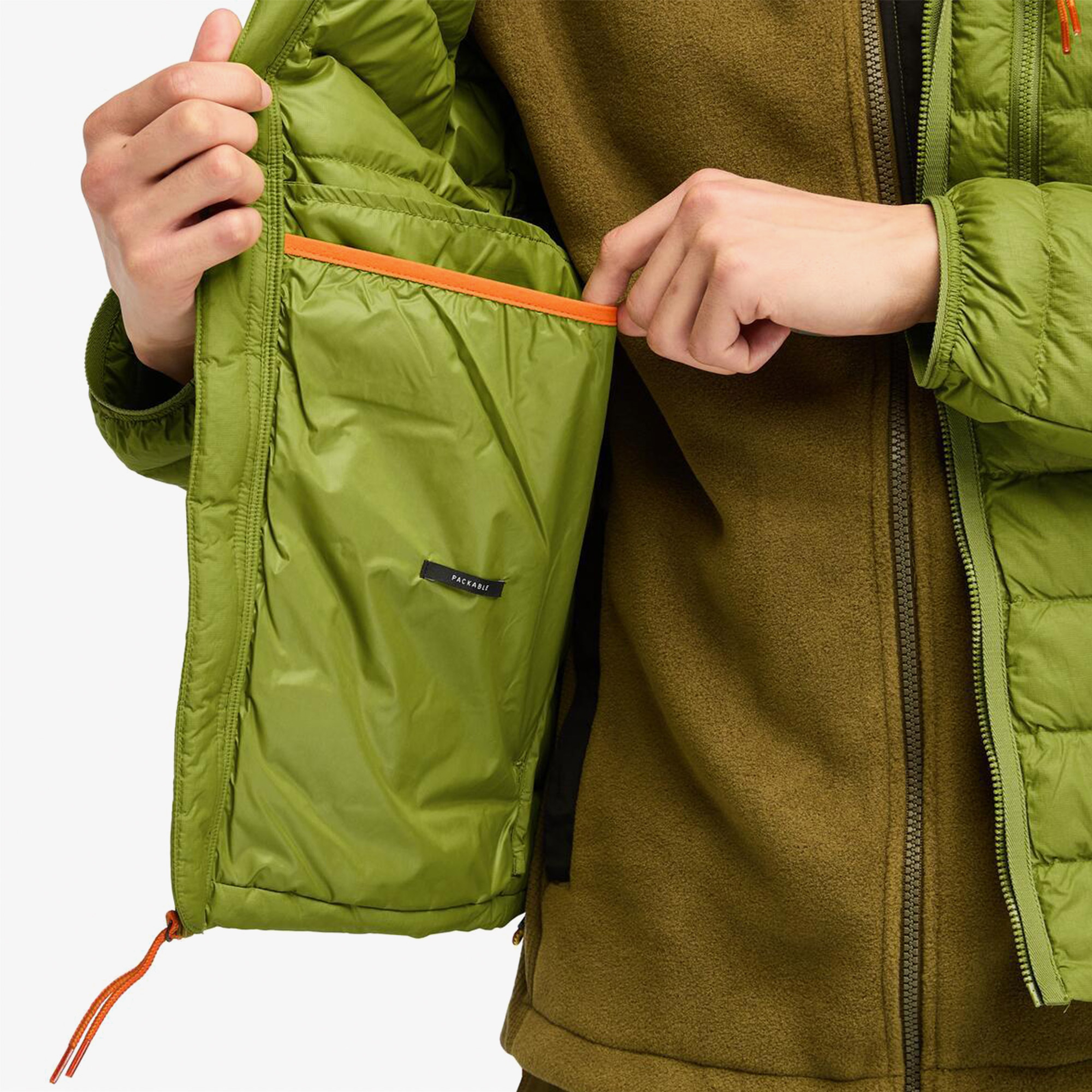 Timberland Bear Head Mobi Flex Tech Down Erkek Yeşil Ceket