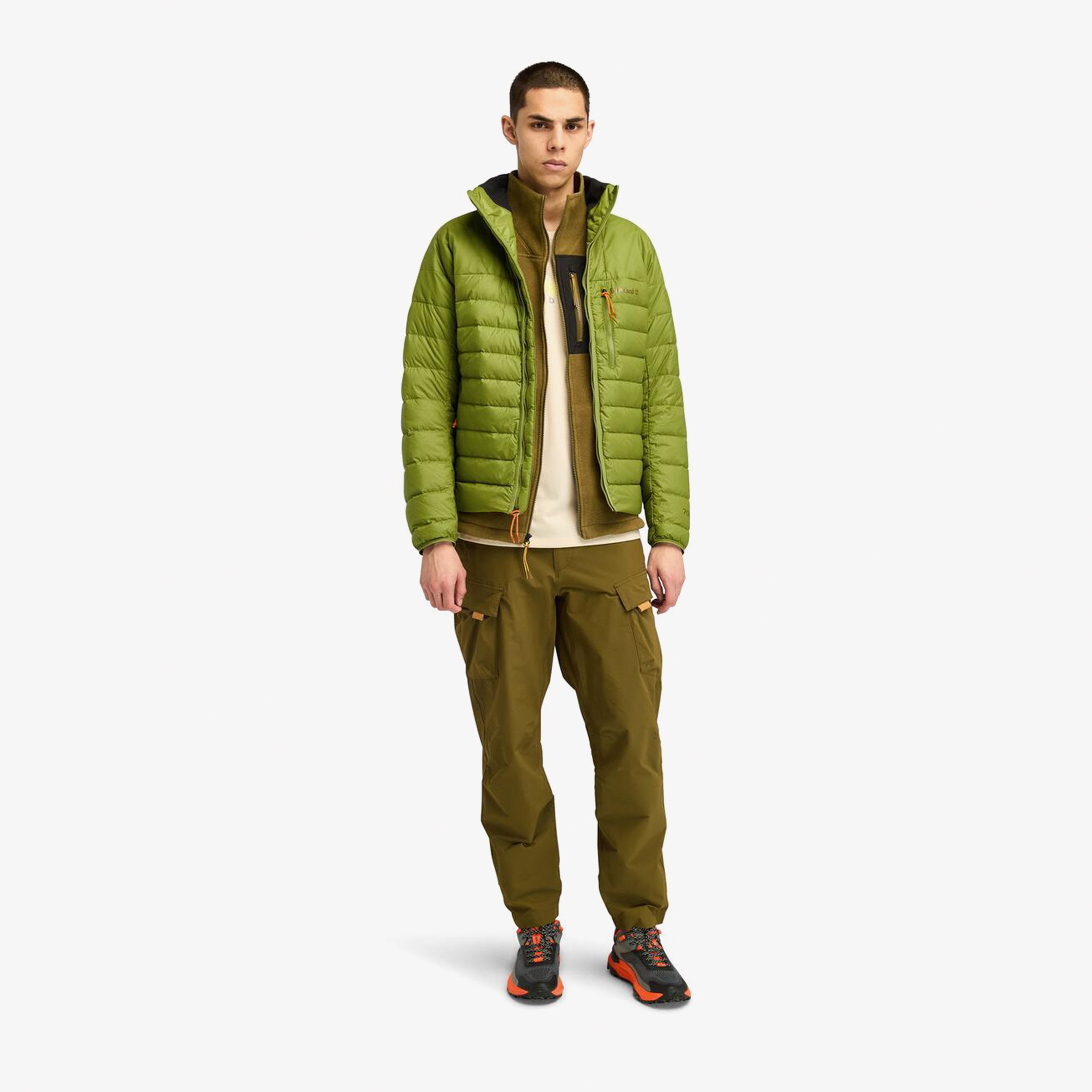 Timberland Bear Head Mobi Flex Tech Down Erkek Yeşil Ceket