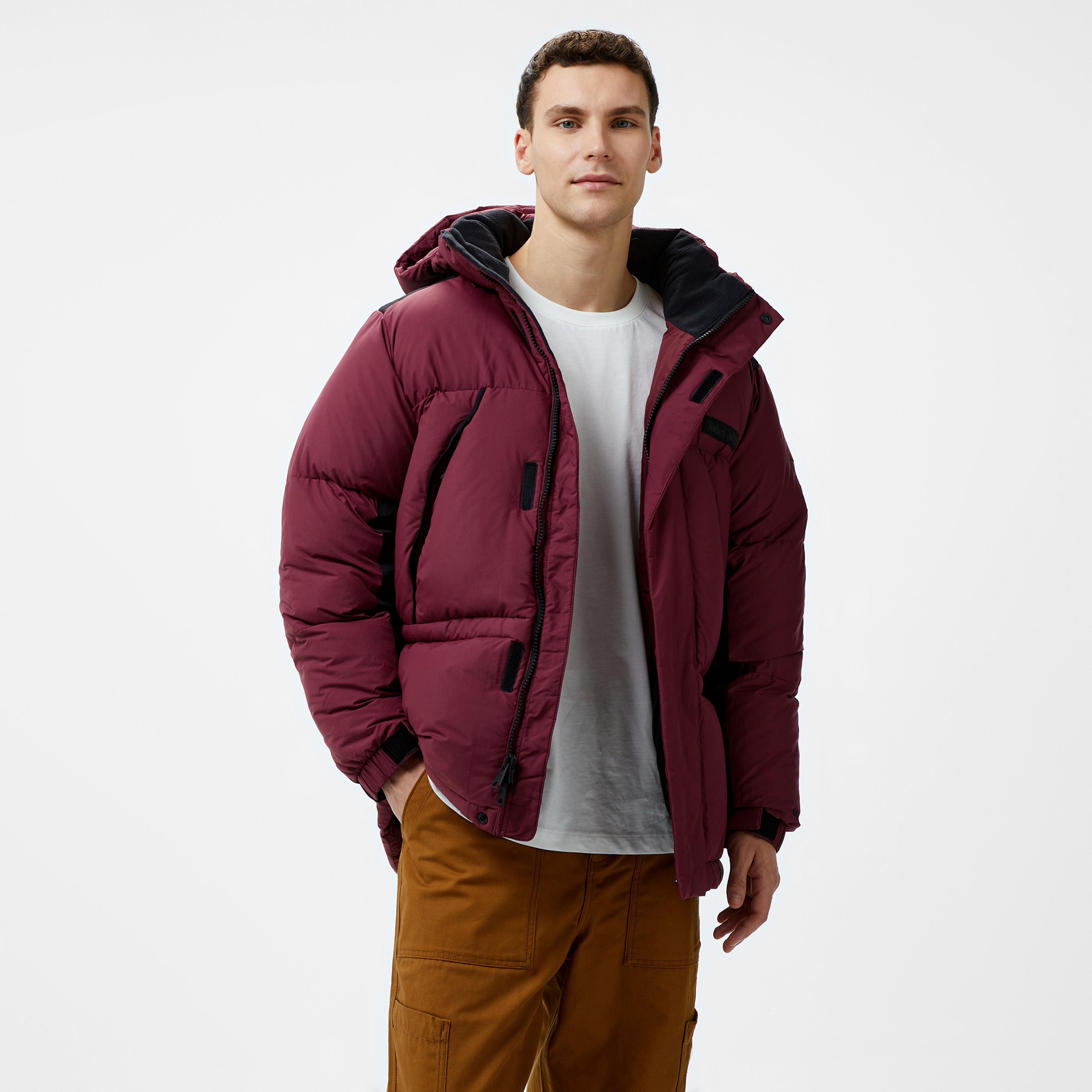 Timberland Howker Durable Waterrepellent Rec.Down P Erkek Bordo Mont