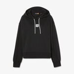 Timberland Aop Polar 1/4 Fleece Kadın Siyah Hoodie