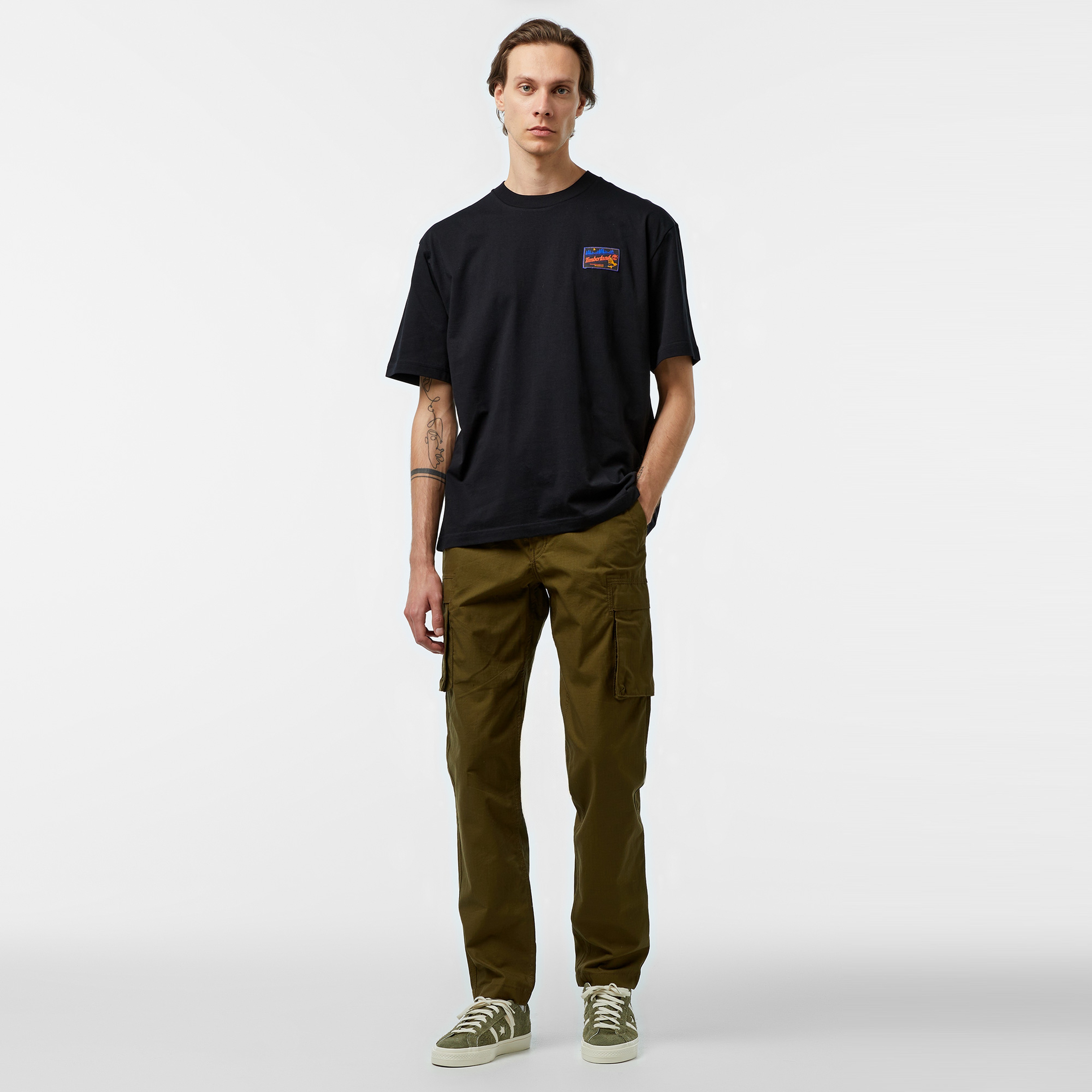 Timberland Ss Graphic Erkek Siyah T-Shirt