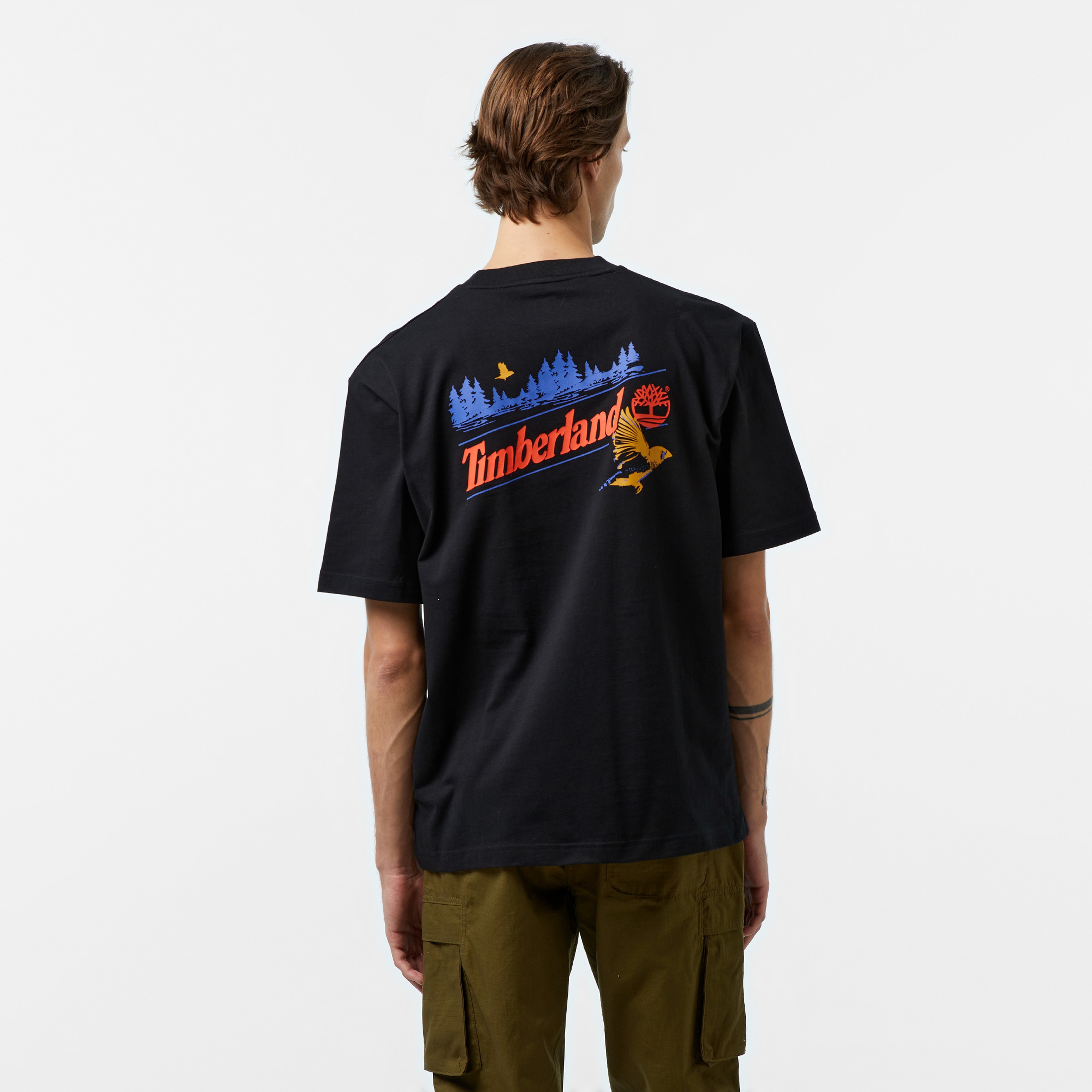 Timberland Ss Graphic Erkek Siyah T-Shirt