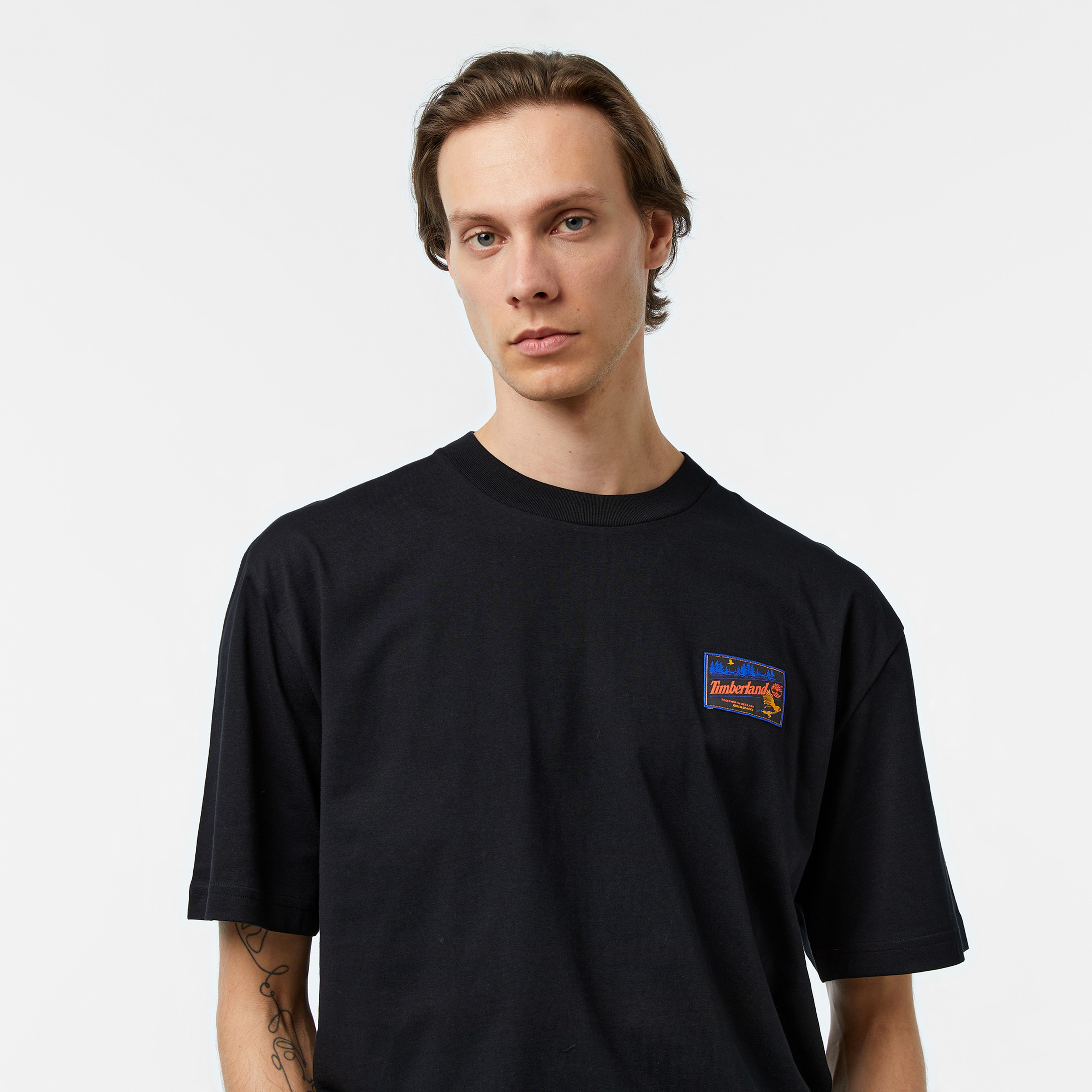 Timberland Ss Graphic Erkek Siyah T-Shirt