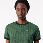 Lacoste Classic Kadın Yeşil T-Shirt