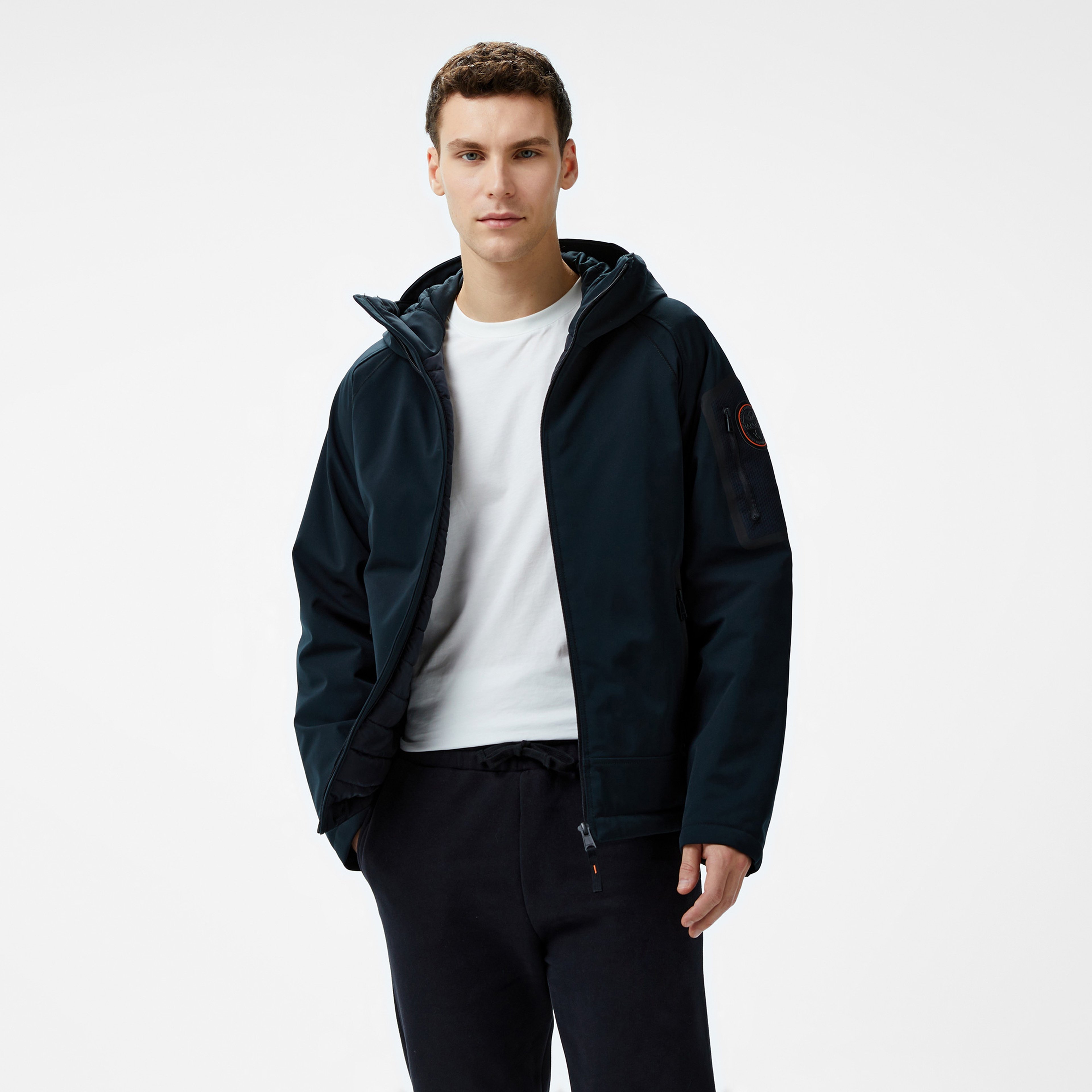 Napapijri A-Lorze Short Erkek Siyah Ceket