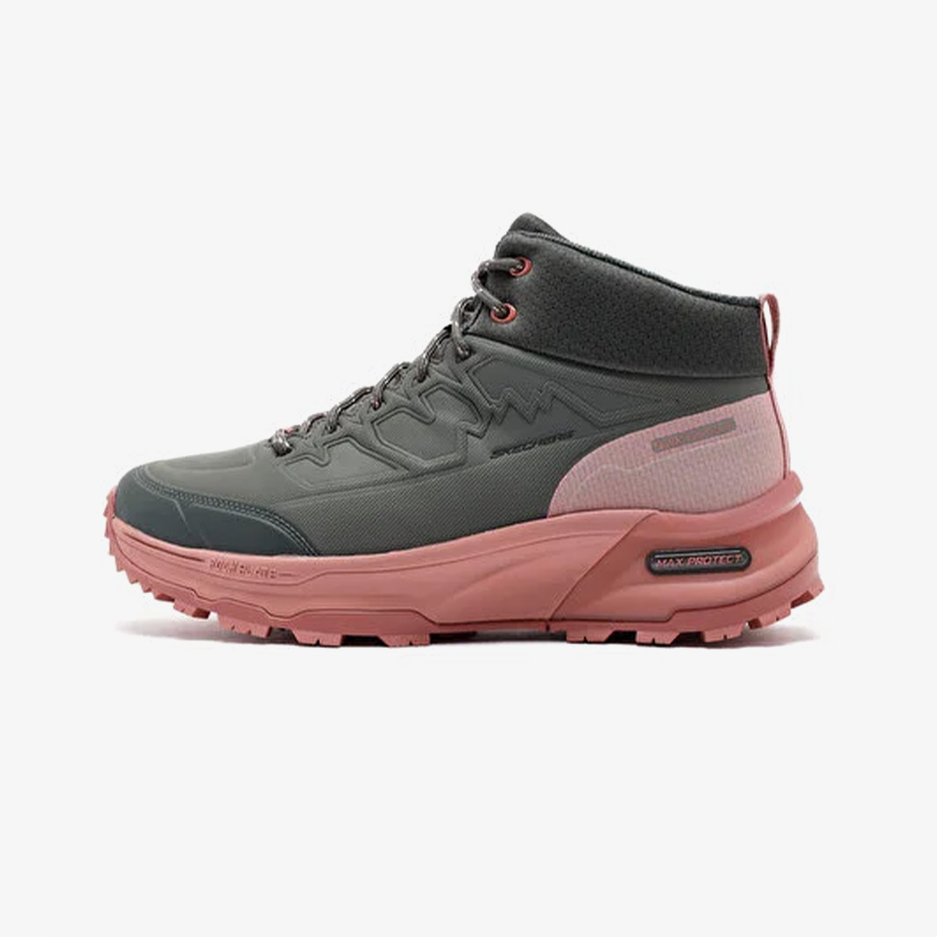 Skechers Max Protect Legacy - Weekend Getaway Kadın Gri Pembe Outdoor Bot