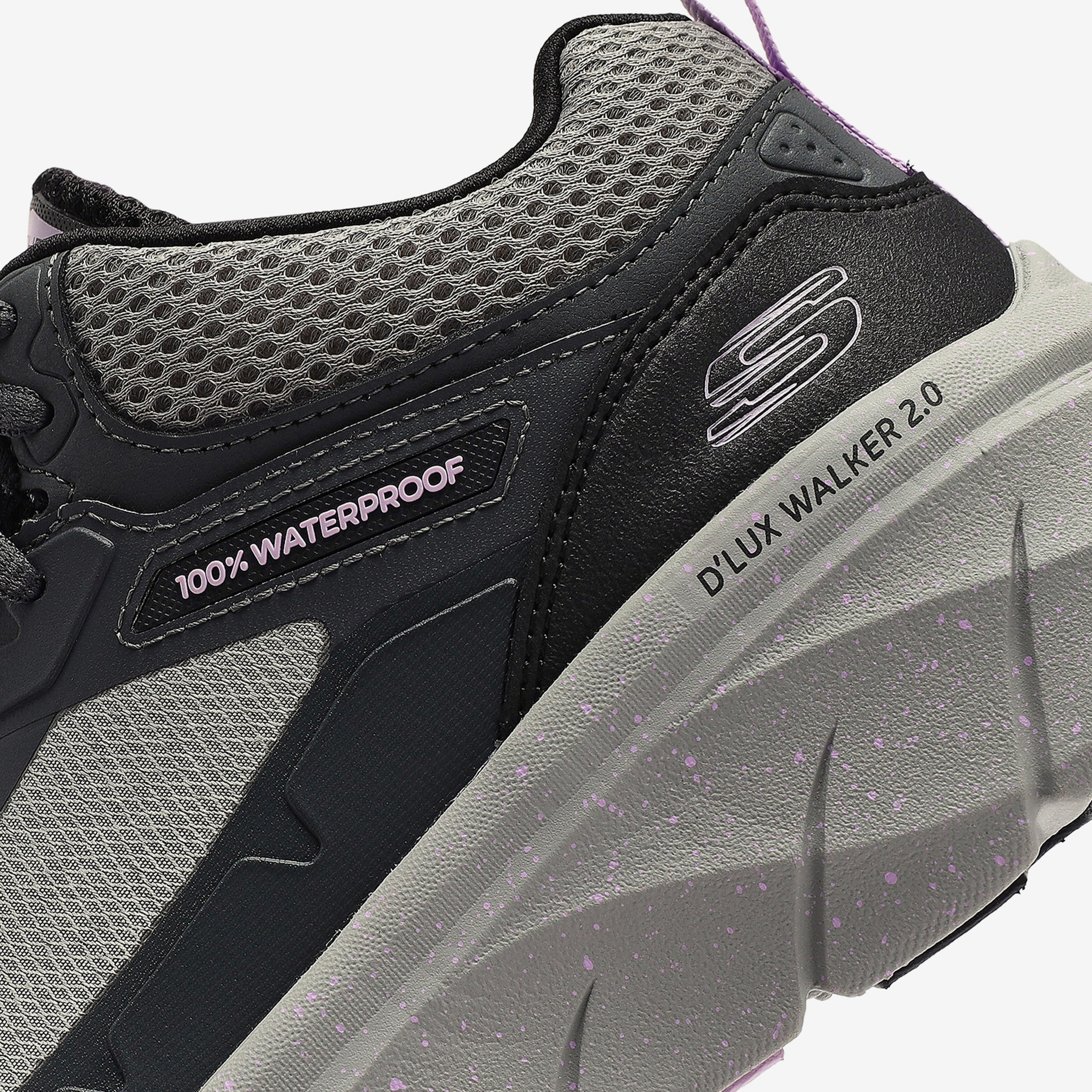 Skechers D'Lux Walker 2.0 Kadın Gri Spor Ayakkabı