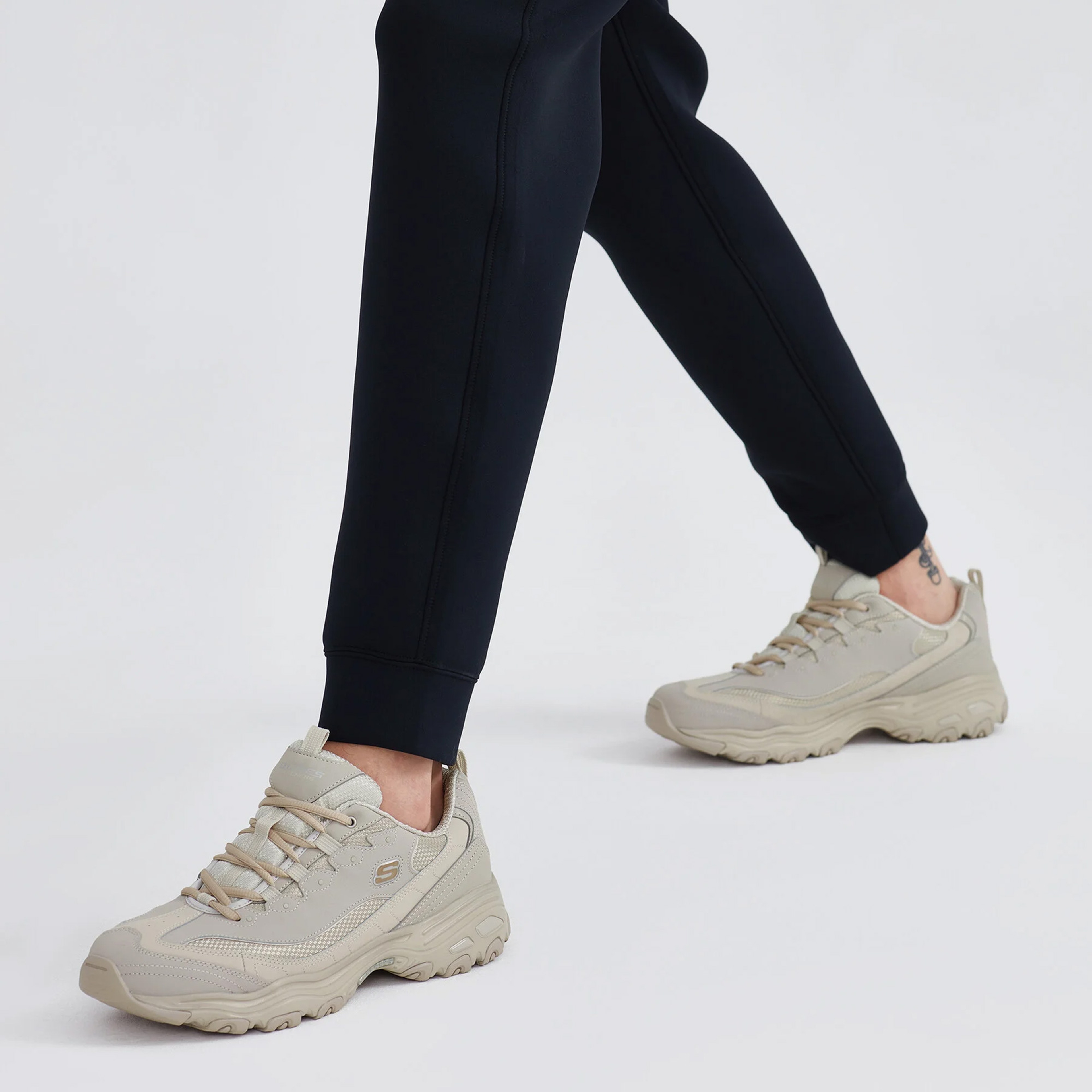 Skechers D'Lites Erkek Krem Spor Ayakkabı