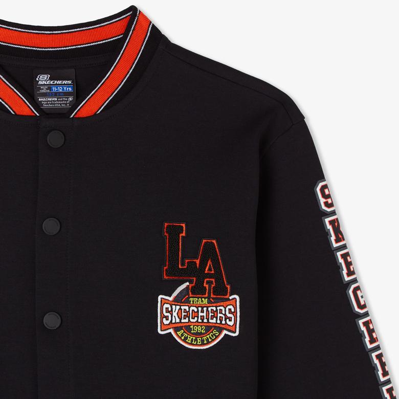 Skechers B 2Xi-Lock Bomber Çocuk Siyah Ceket