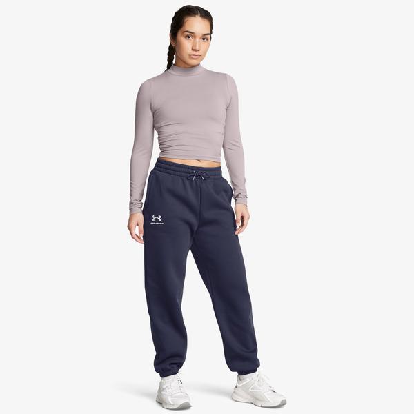 Under Armour Meridian Ls Mock Kadın Gri Bluz