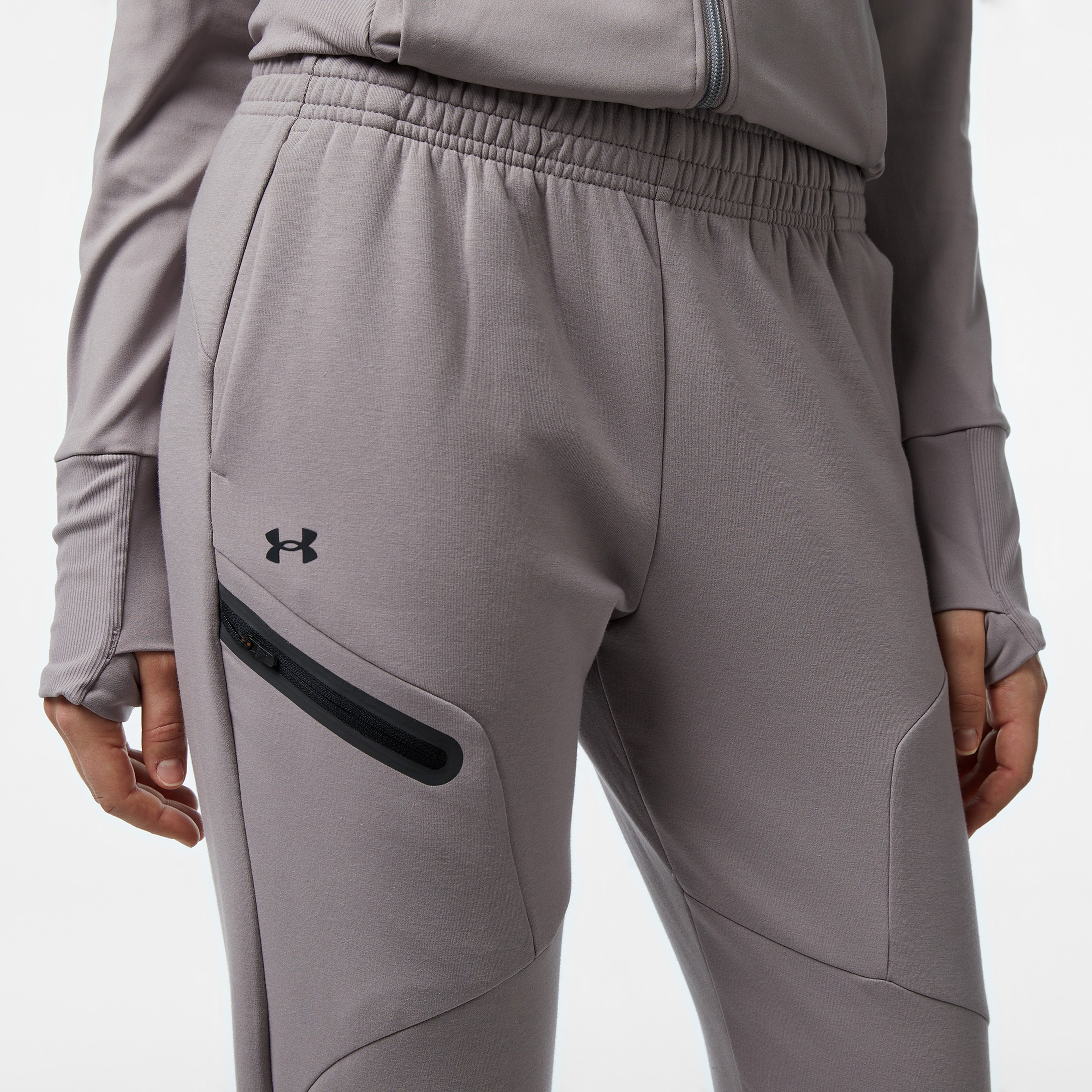 Under Armour Unstoppable Flc Jogger Kadın Gri Eşofman Altı