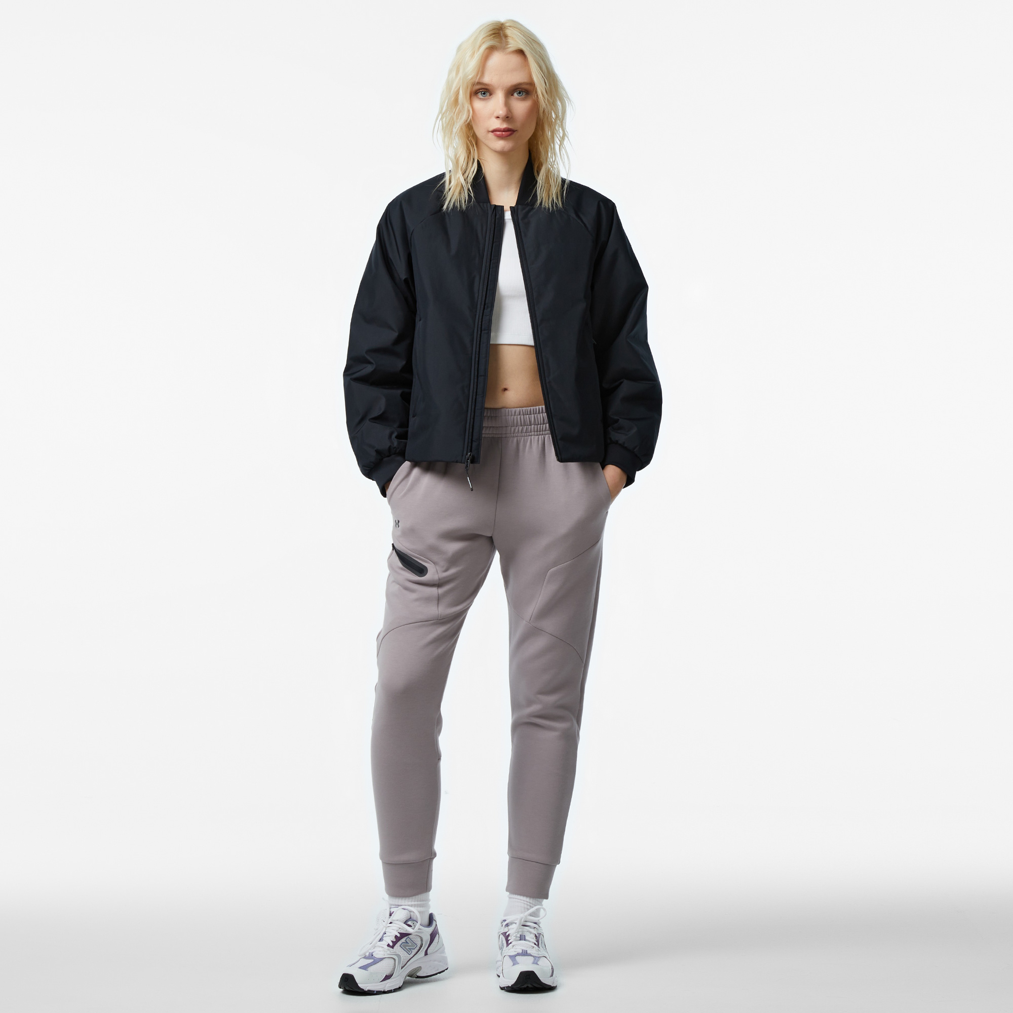 Under Armour Unstoppable Insulated Bomber Kadın Siyah Mont