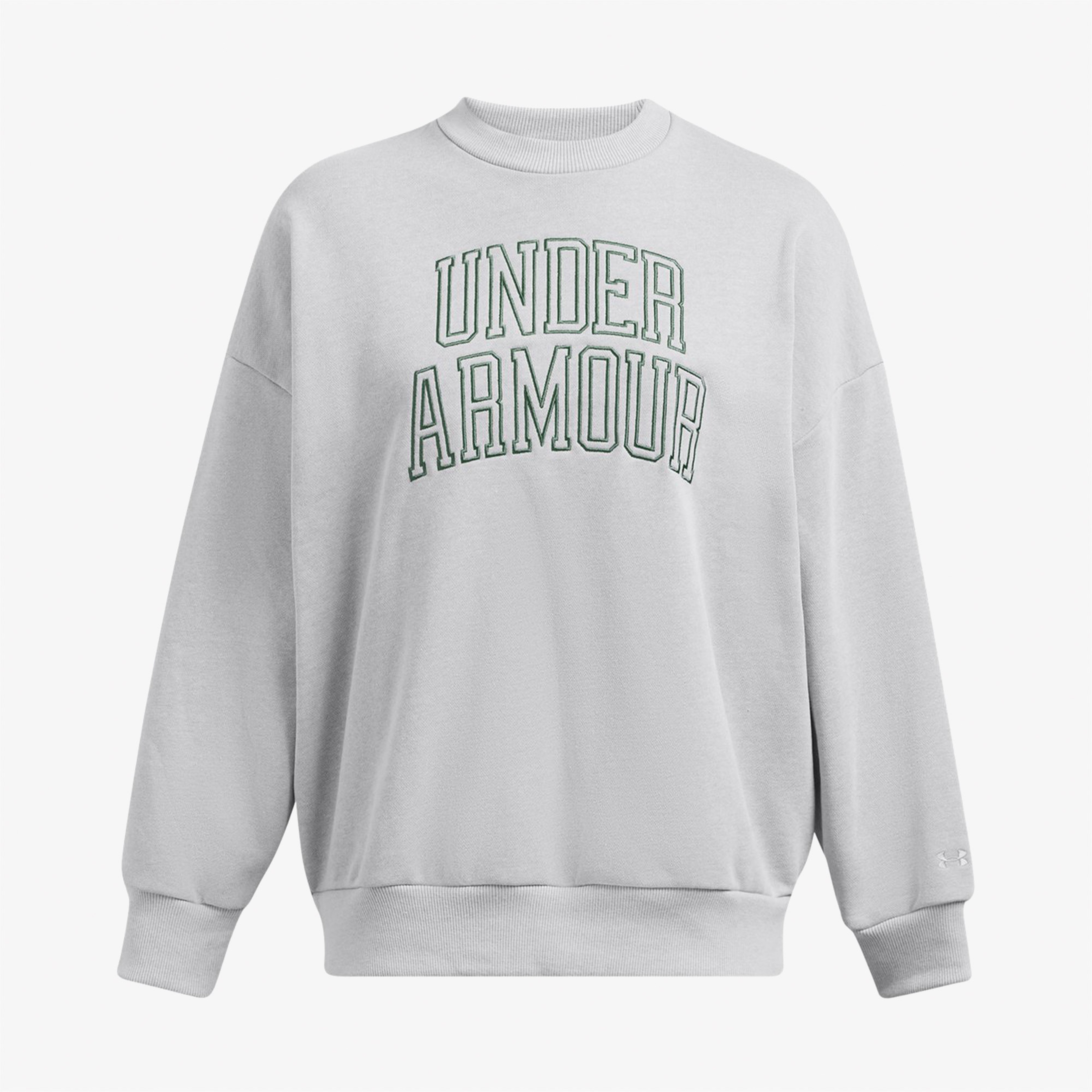 Under Armour icon Hwt Terry Os Crew Kadın Gri Sweatshirt